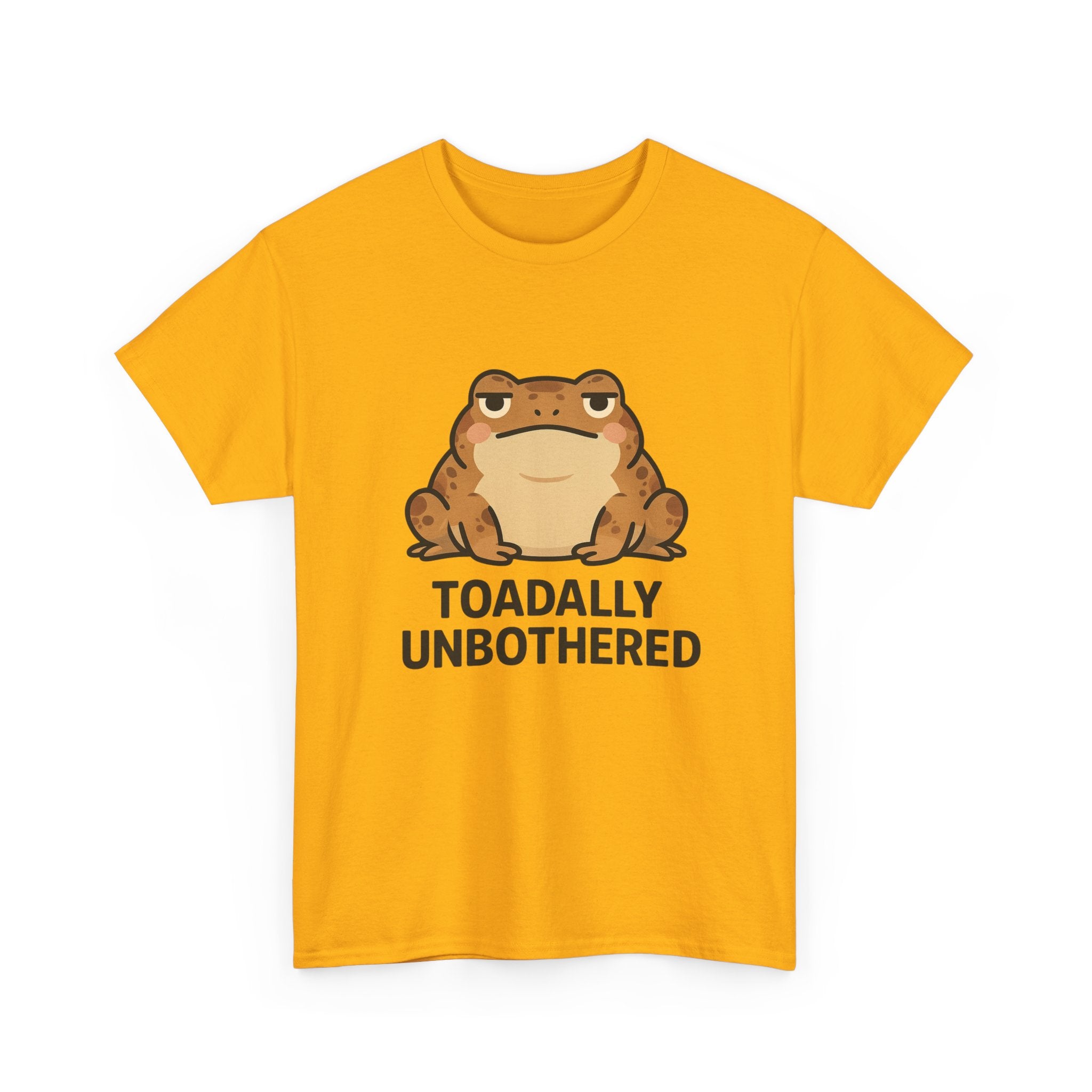 Toadally Unbothered T-Shirt — Cute Relaxed Frog Graphic Tee - Adult