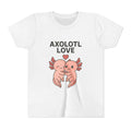 Axolotl Love Youth Tee – Cute Hugging Axolotl Salamander Kids Shirt - Kids