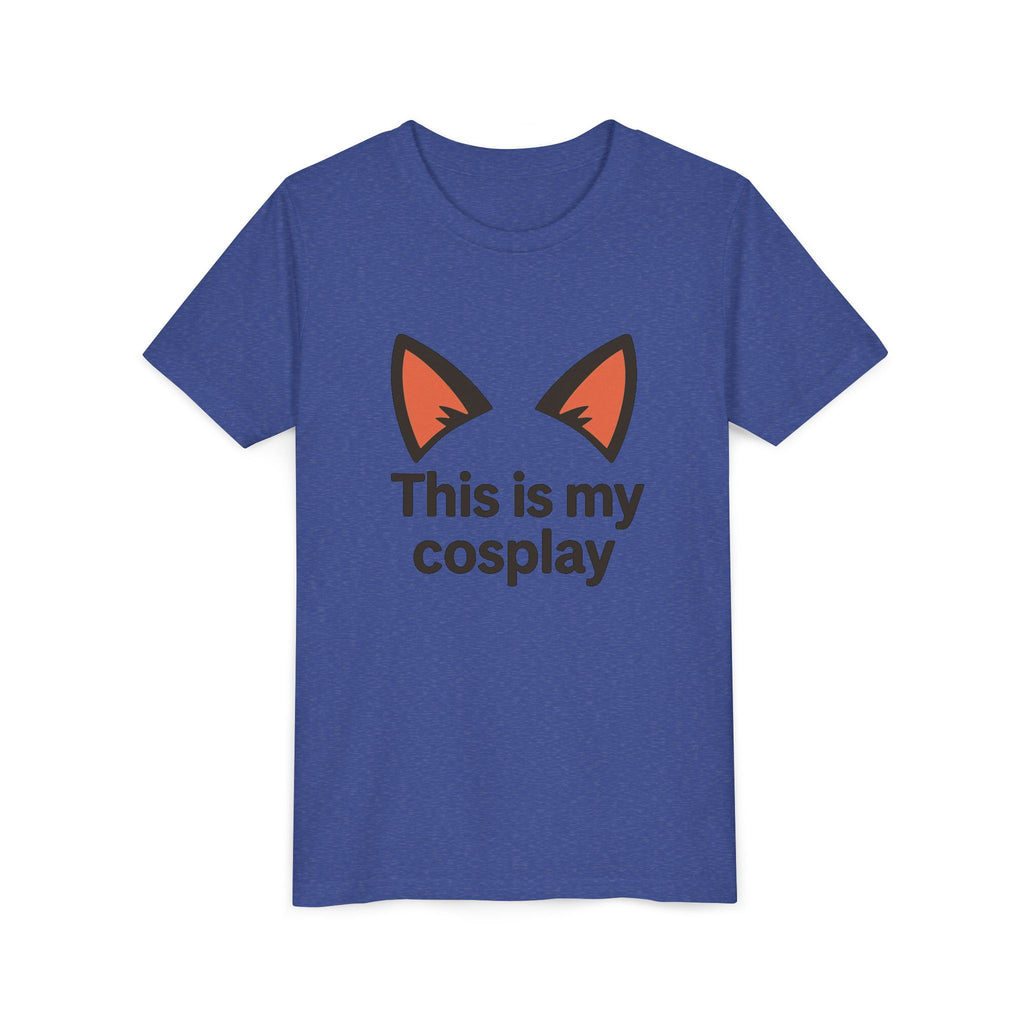 Youth Tee — "This Is My Cosplay" Fox Ear Costume Shirt