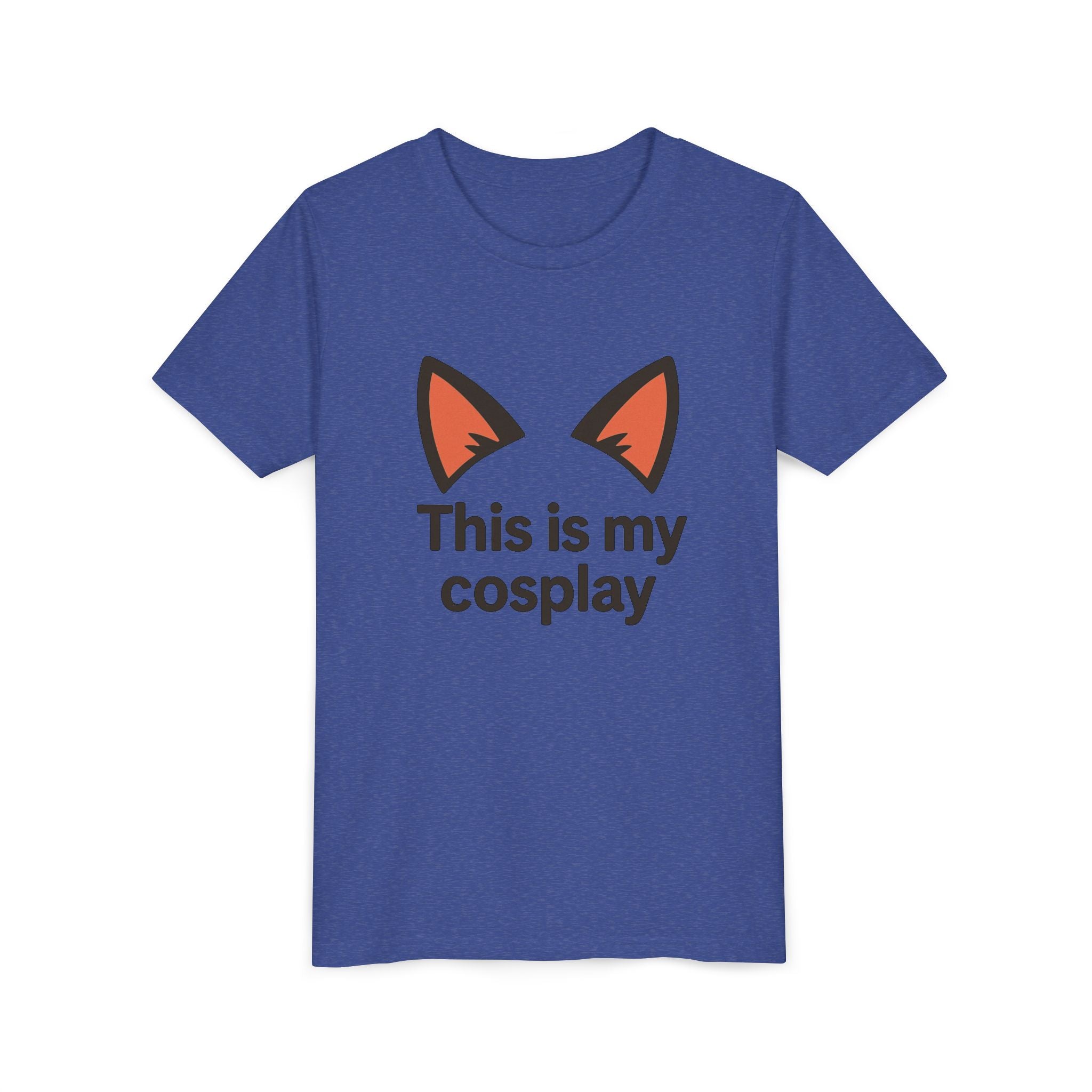 Youth Tee — "This Is My Cosplay" Fox Ear Costume Shirt
