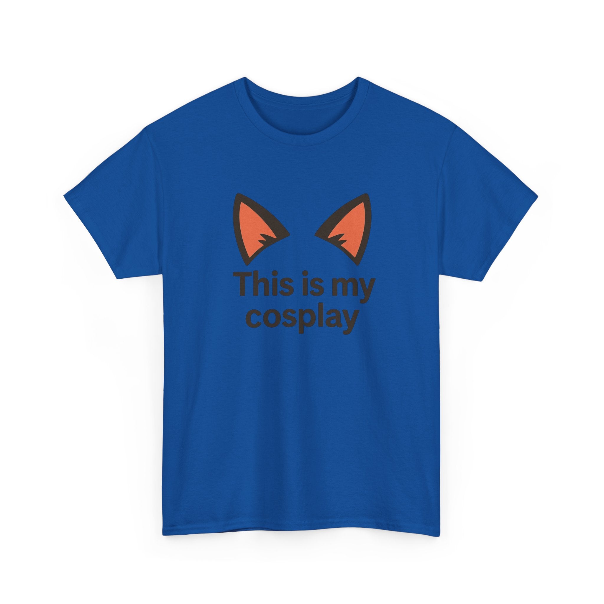 Cosplay Tee — "This is my cosplay" Fox Ear Graphic T-Shirt - Adult