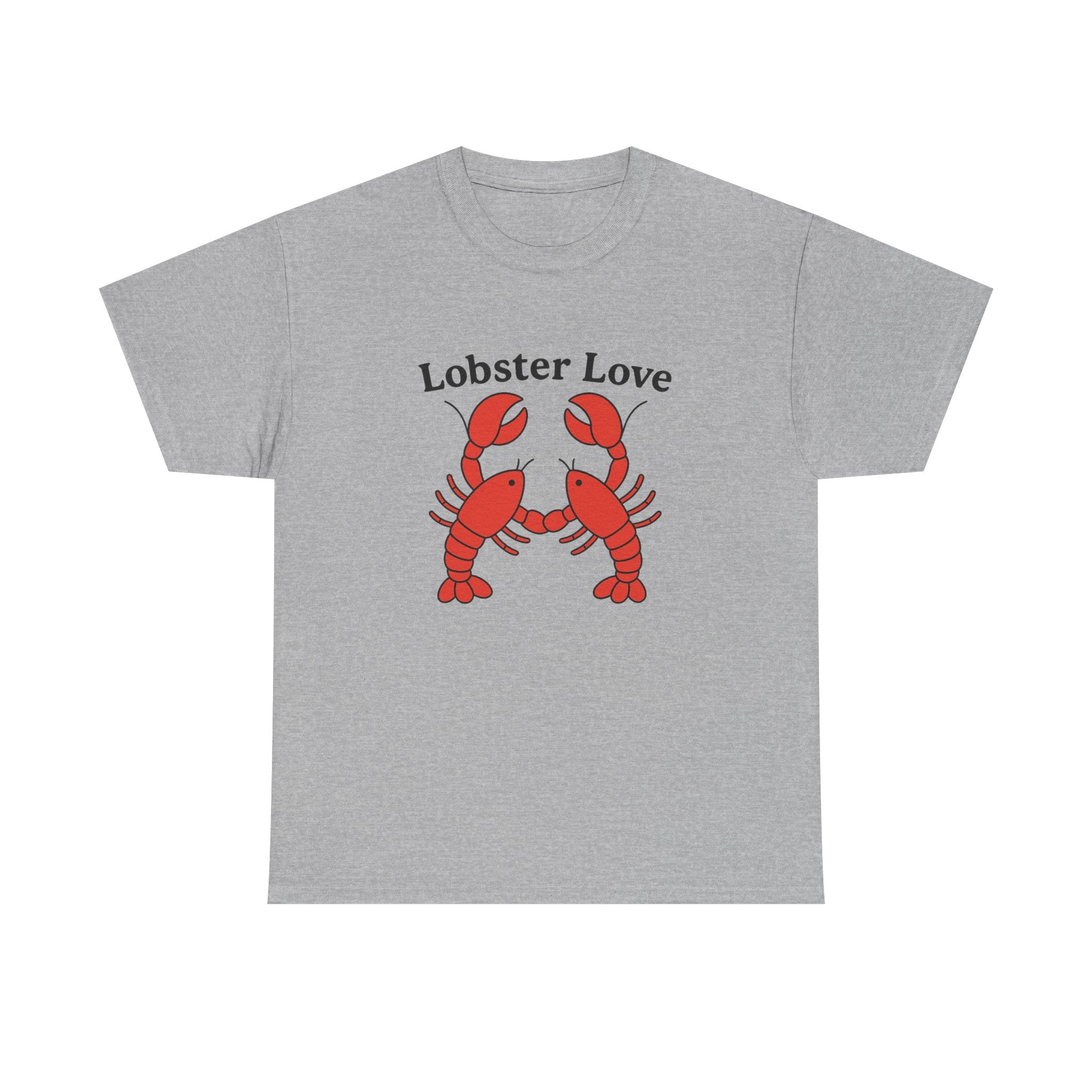 Lobster Love T‑Shirt — Cute Lobster Couple Graphic Tee - Adult