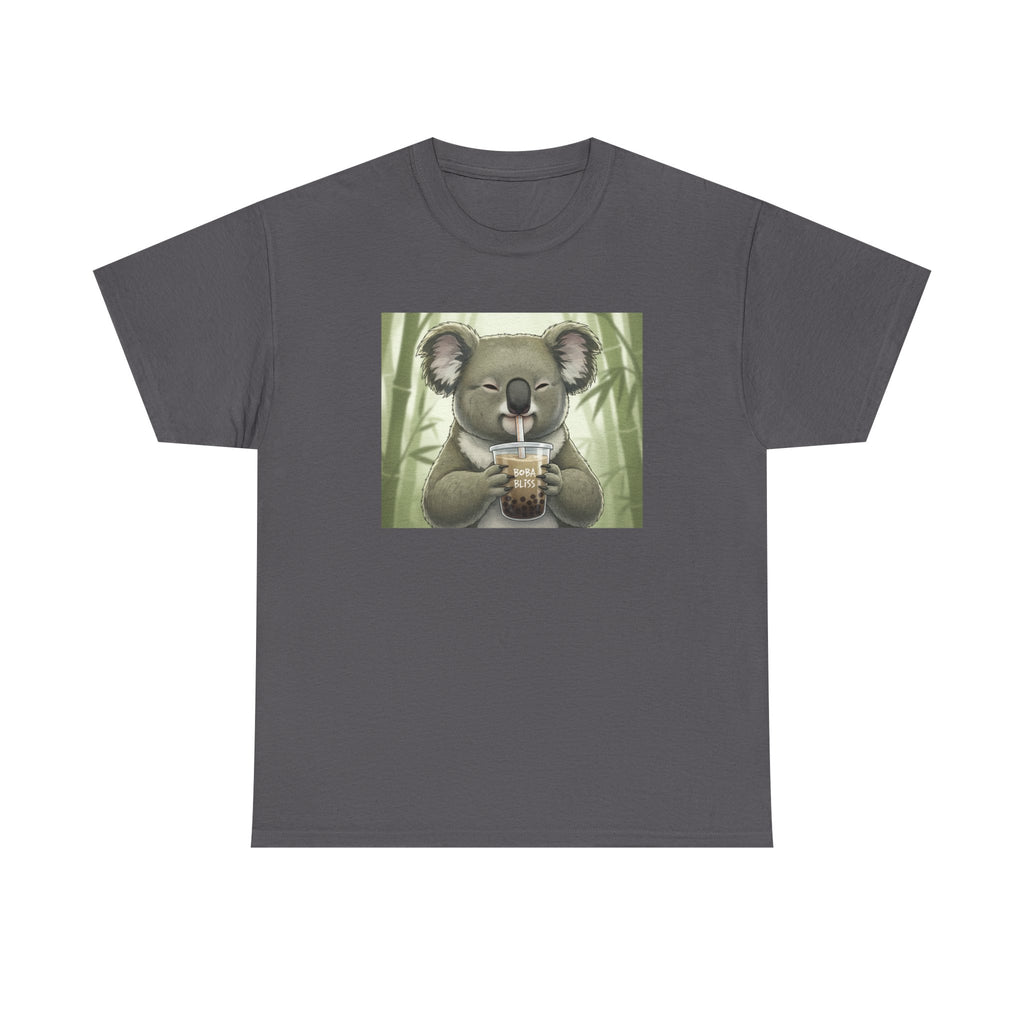 Koala Bubble Tea T‑Shirt — Cute Koala Drinking Boba Graphic Tee - Adult