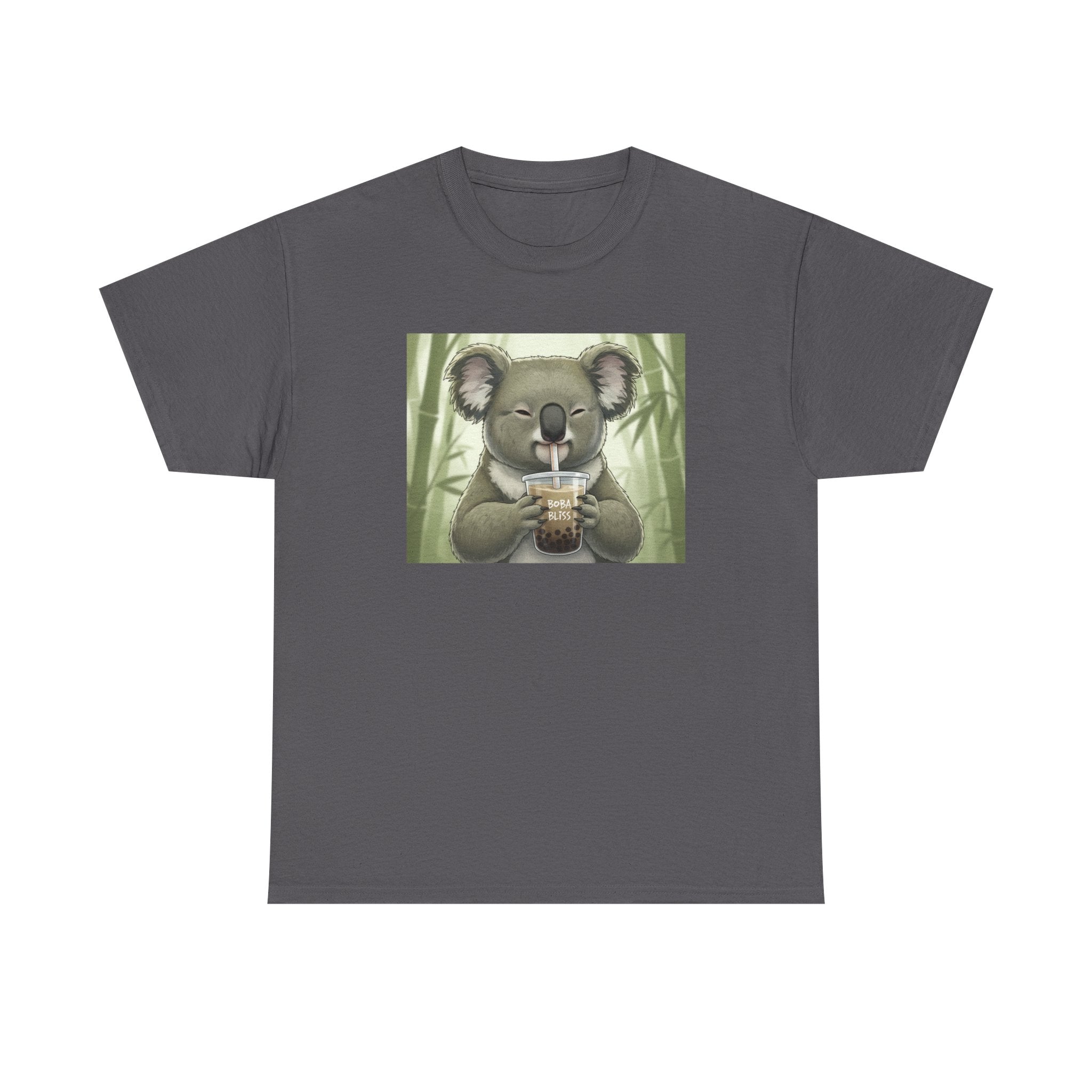 Koala Bubble Tea T‑Shirt — Cute Koala Drinking Boba Graphic Tee - Adult
