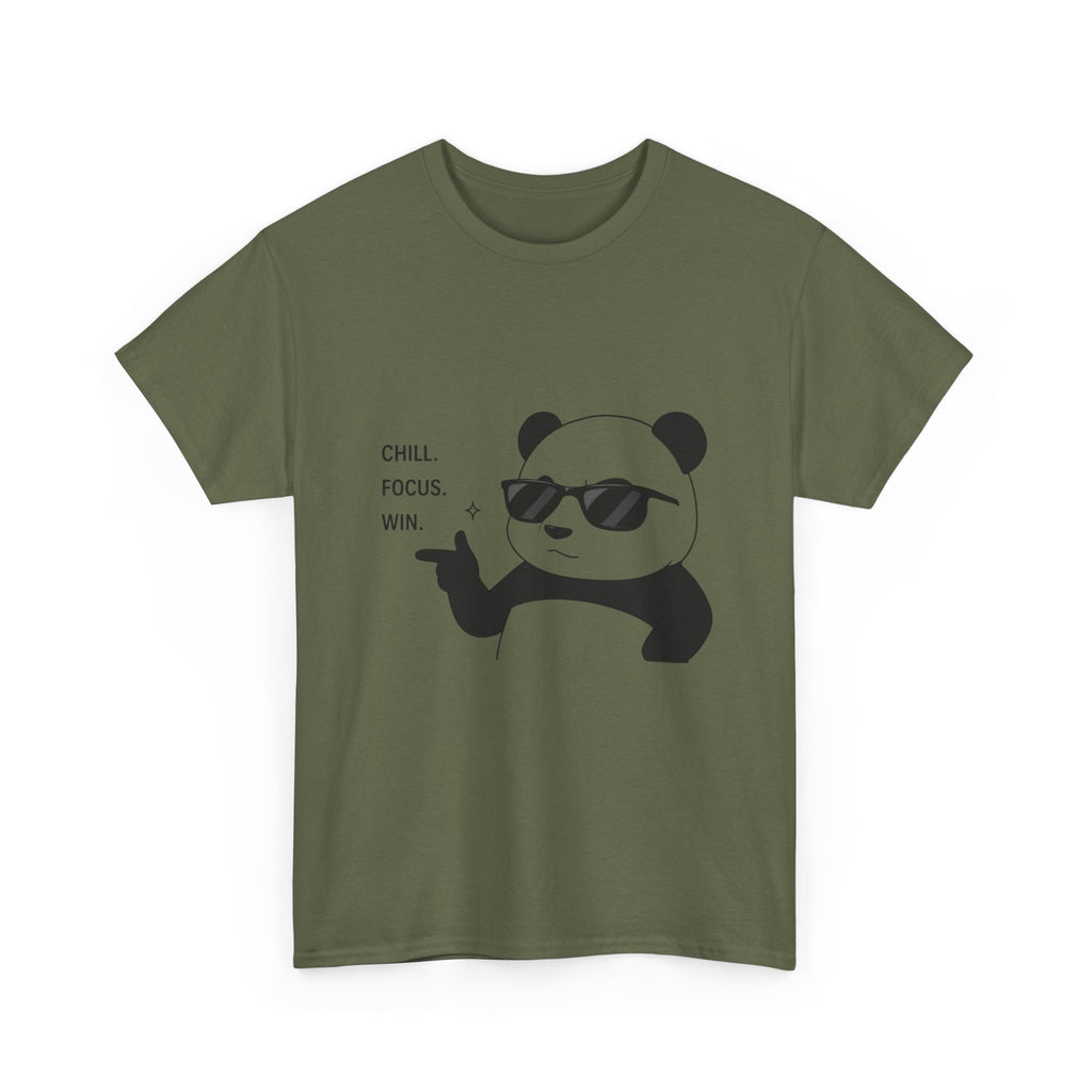 Panda 'Chill. Focus. Win.' T-Shirt - Adult