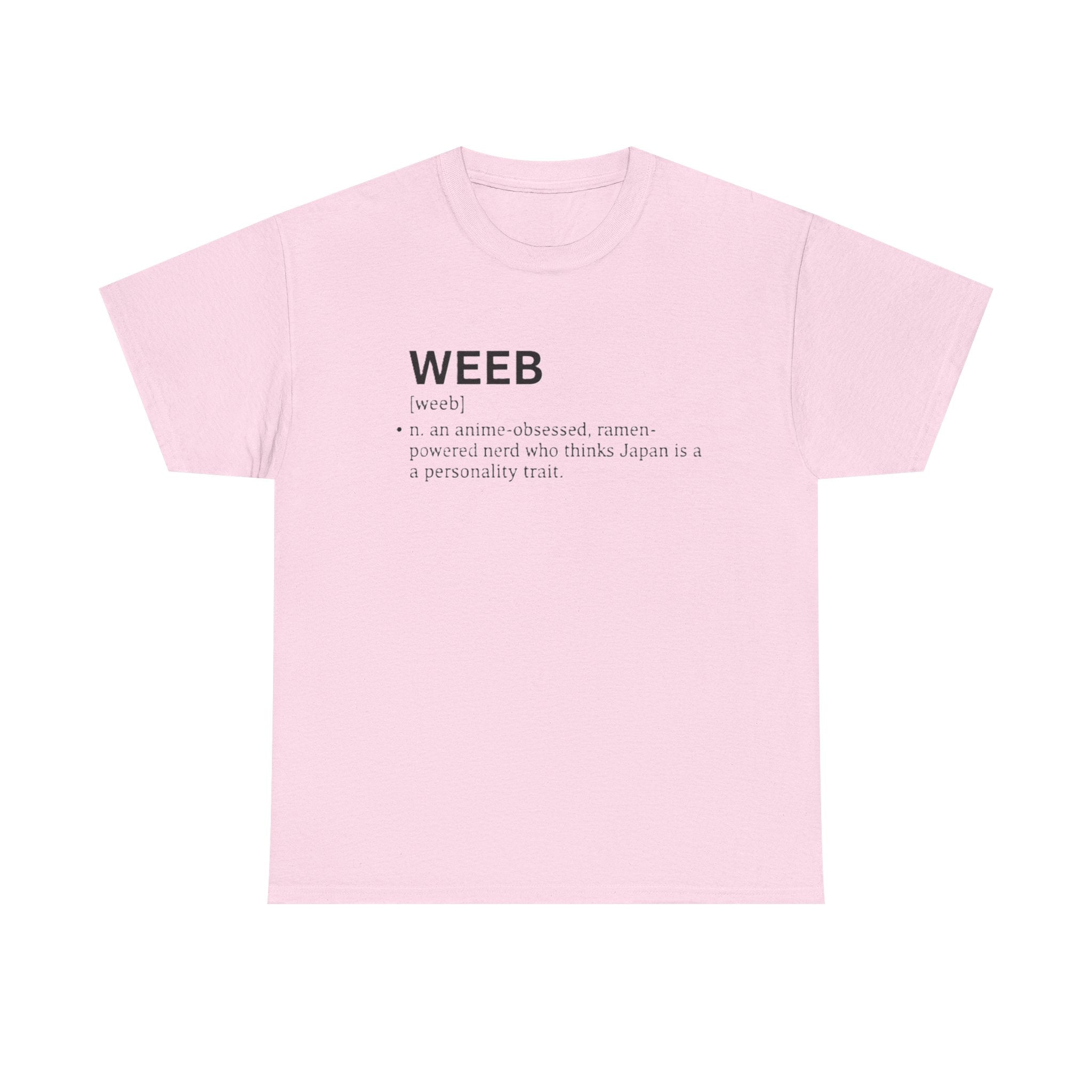 Weeb Definition T-Shirt — Funny Anime Lover Tee - Adult