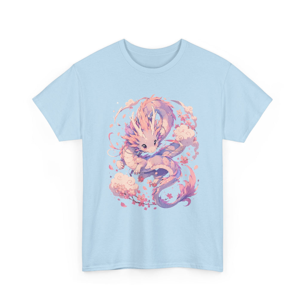 Dragon Fox Tee — Pastel Mythical Creature Graphic Shirt - Adult