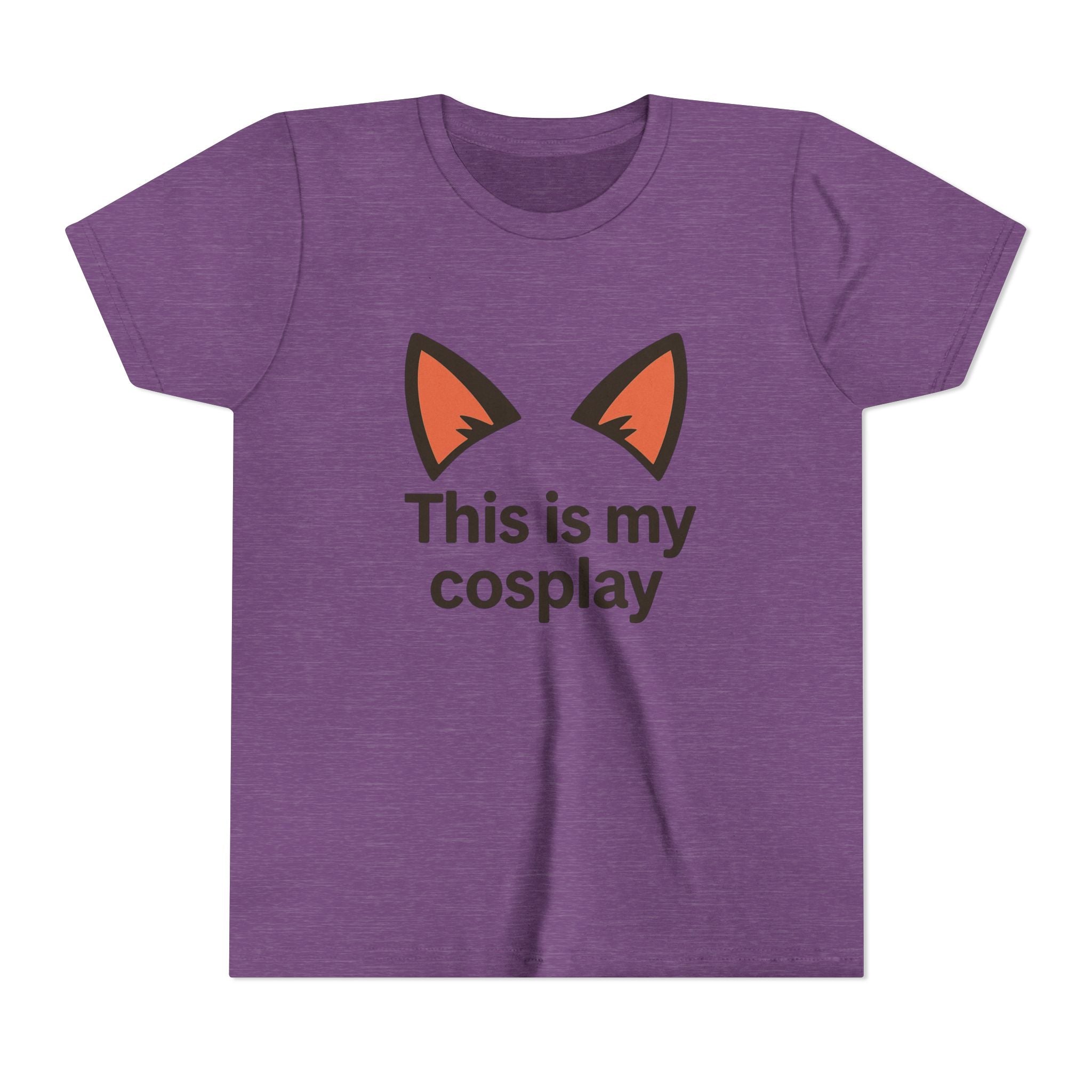 Youth Tee — "This Is My Cosplay" Fox Ear Costume Shirt
