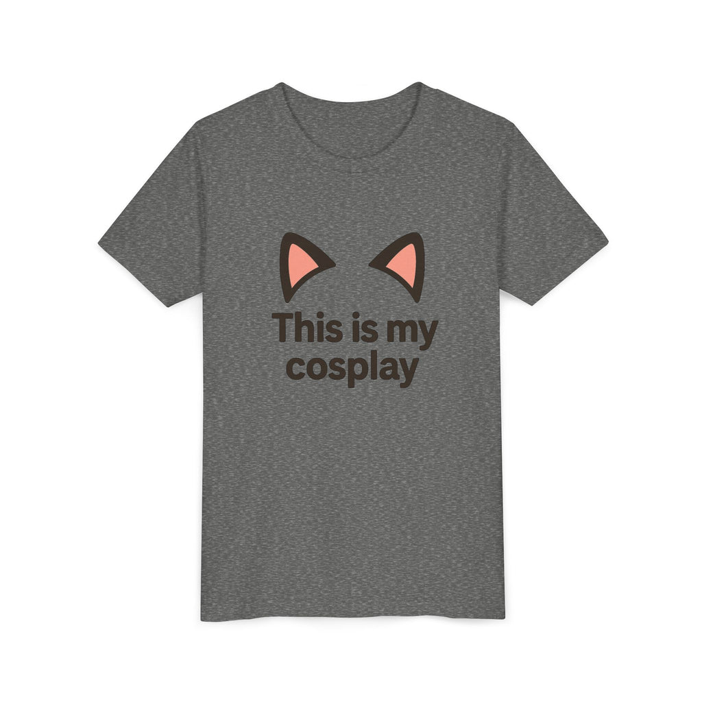 Youth Tee — "This Is My Cosplay" Cat Ear Graphic