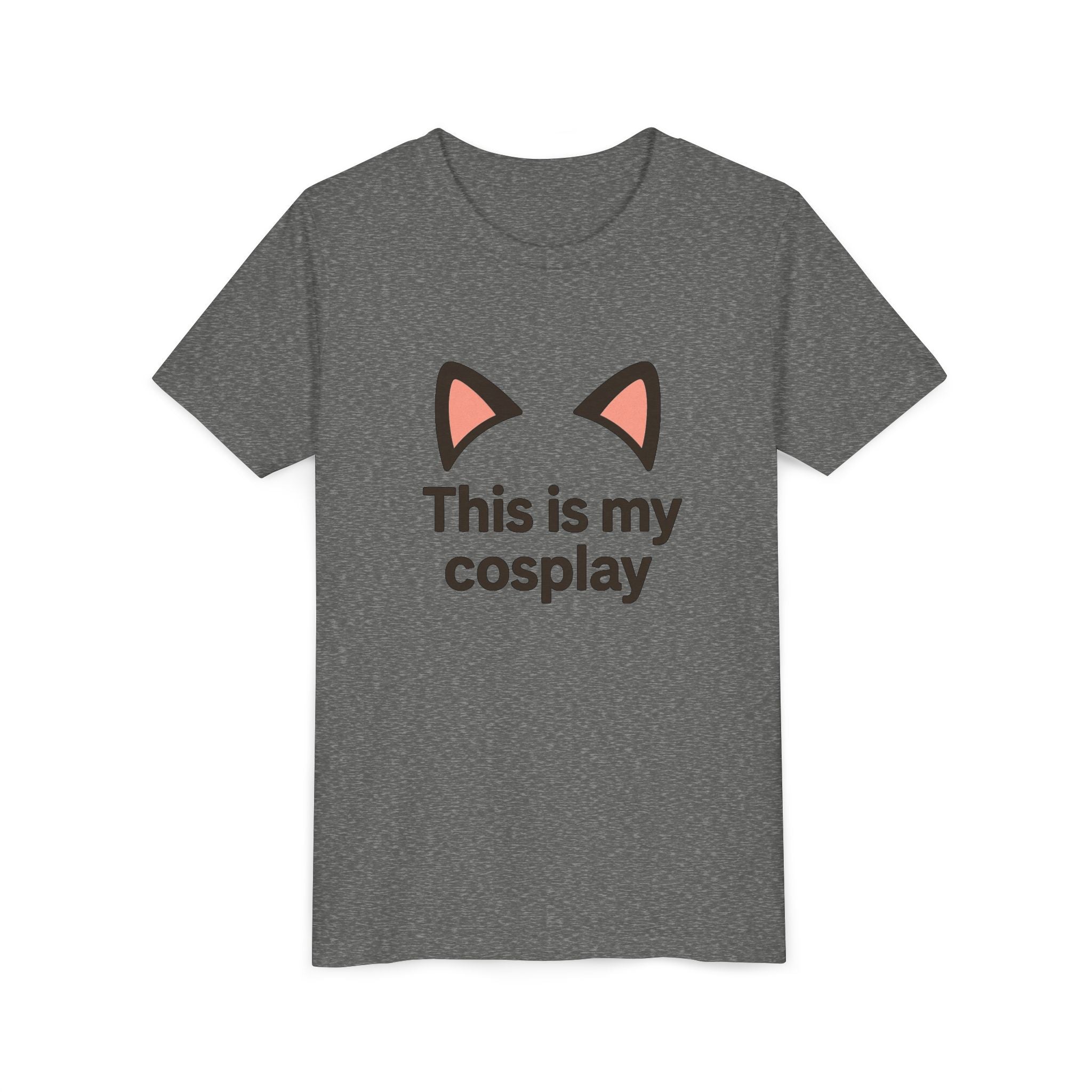 Youth Tee — "This Is My Cosplay" Cat Ear Graphic