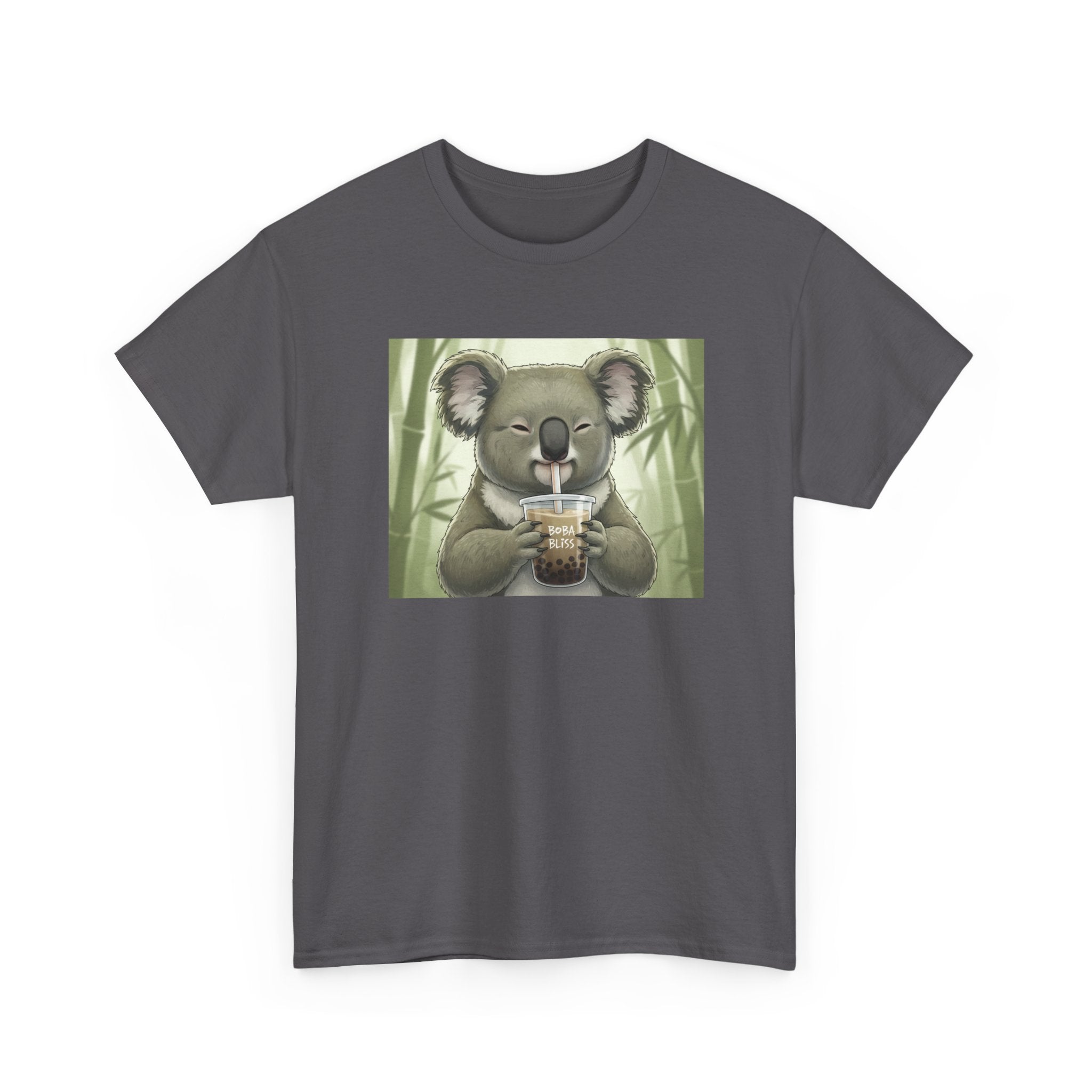 Koala Bubble Tea T‑Shirt — Cute Koala Drinking Boba Graphic Tee - Adult