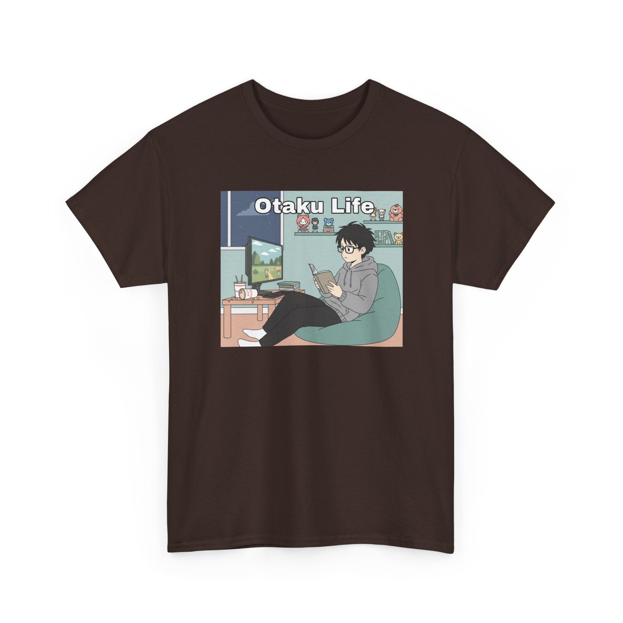 Otaku Life T-Shirt — Chill Anime Gamer Graphic Tee - Adult