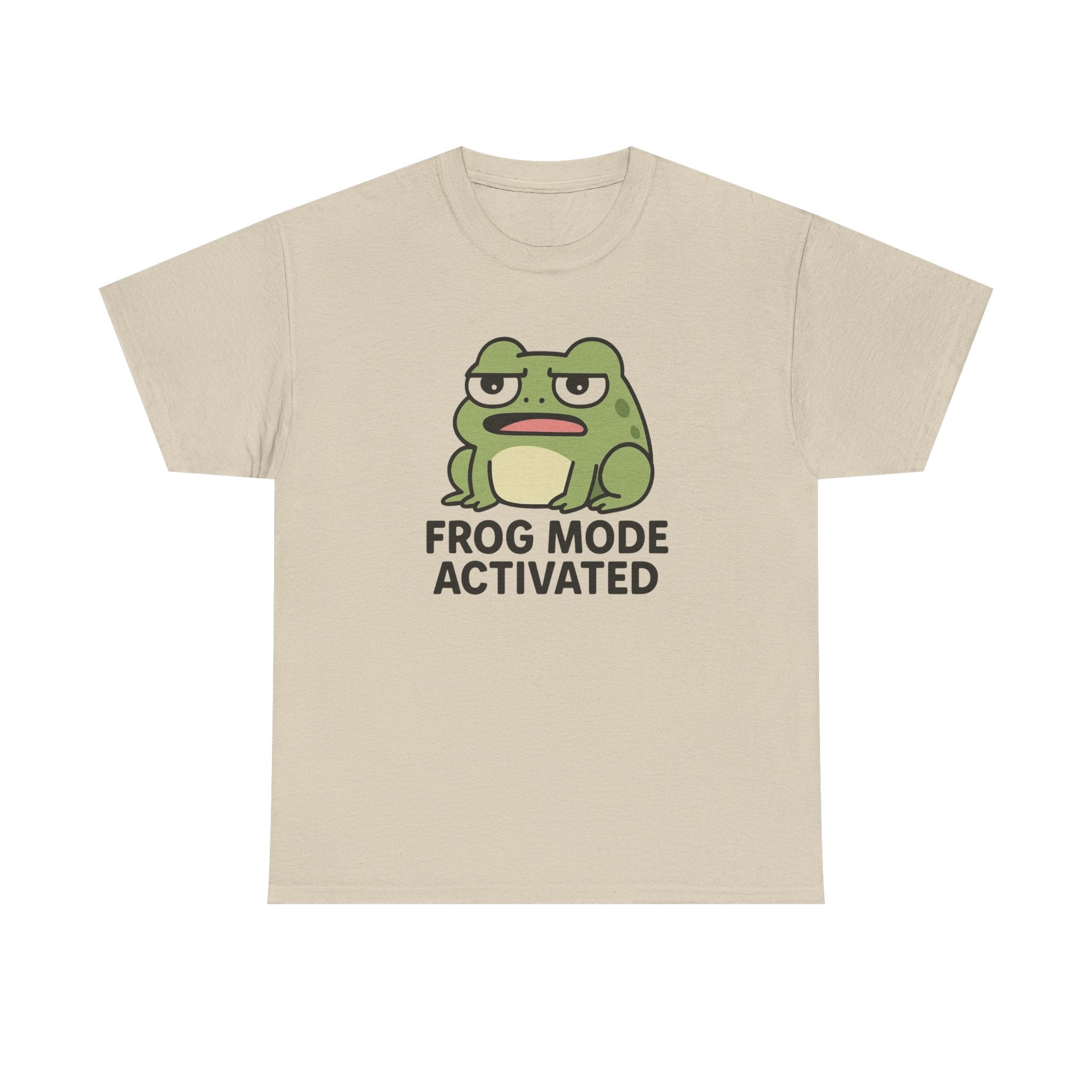 Frog Mode Activated T-Shirt — Cute Cartoon Frog Graphic Tee - Adult
