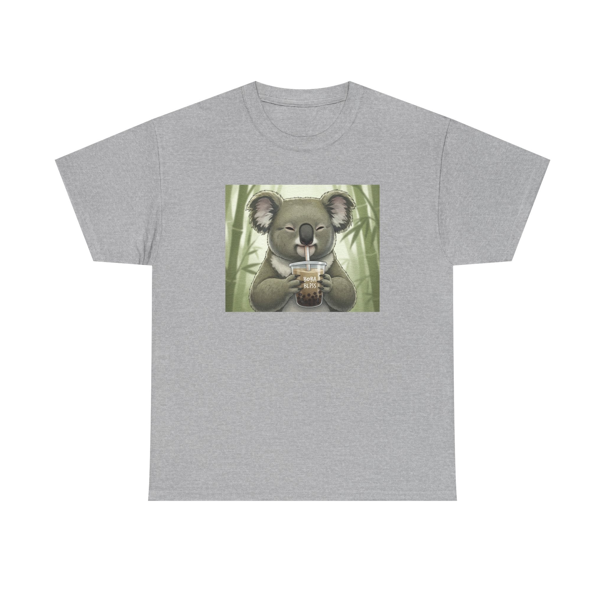 Koala Bubble Tea T‑Shirt — Cute Koala Drinking Boba Graphic Tee - Adult