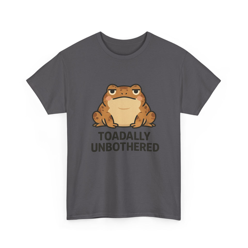 Toadally Unbothered T-Shirt — Cute Relaxed Frog Graphic Tee - Adult