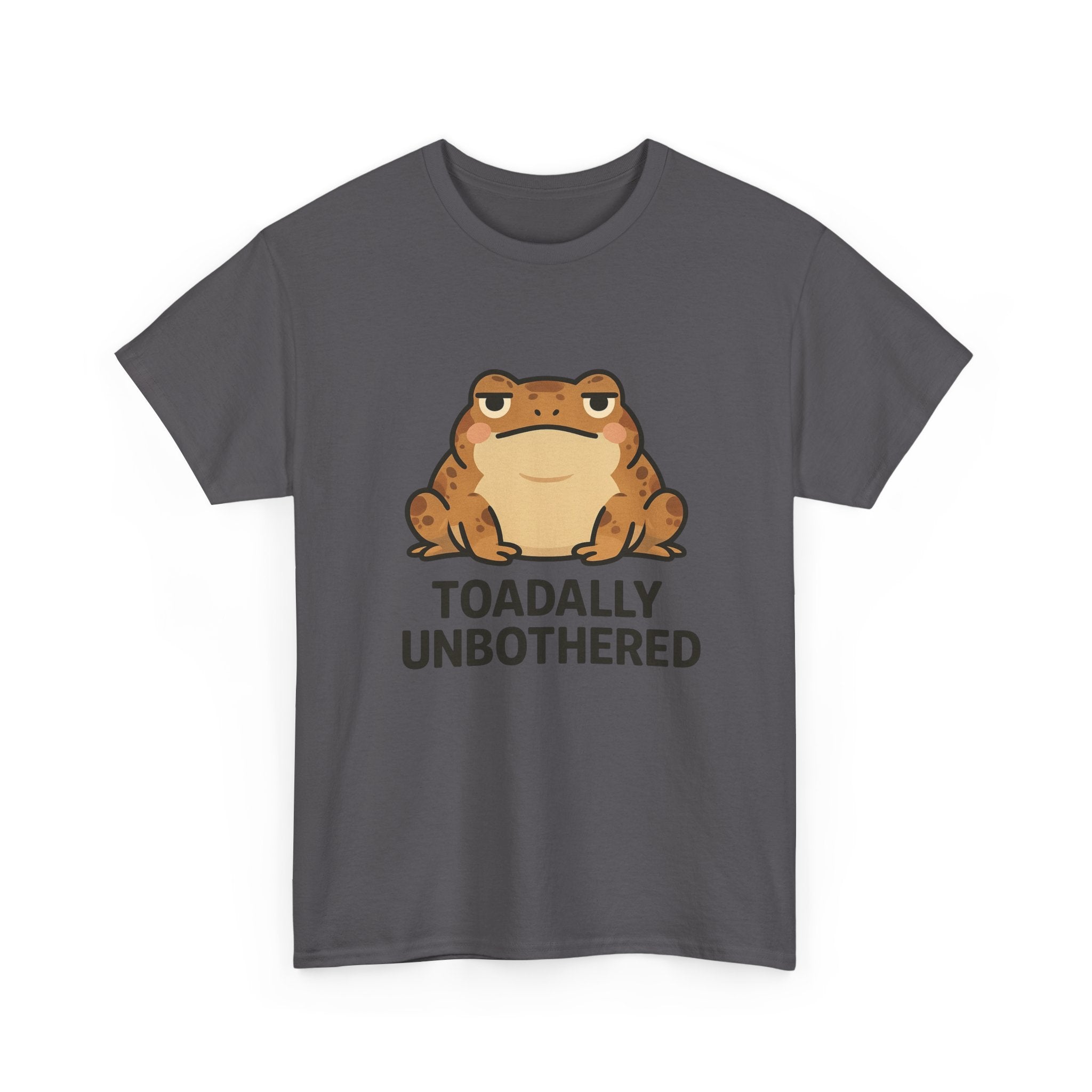Toadally Unbothered T-Shirt — Cute Relaxed Frog Graphic Tee - Adult