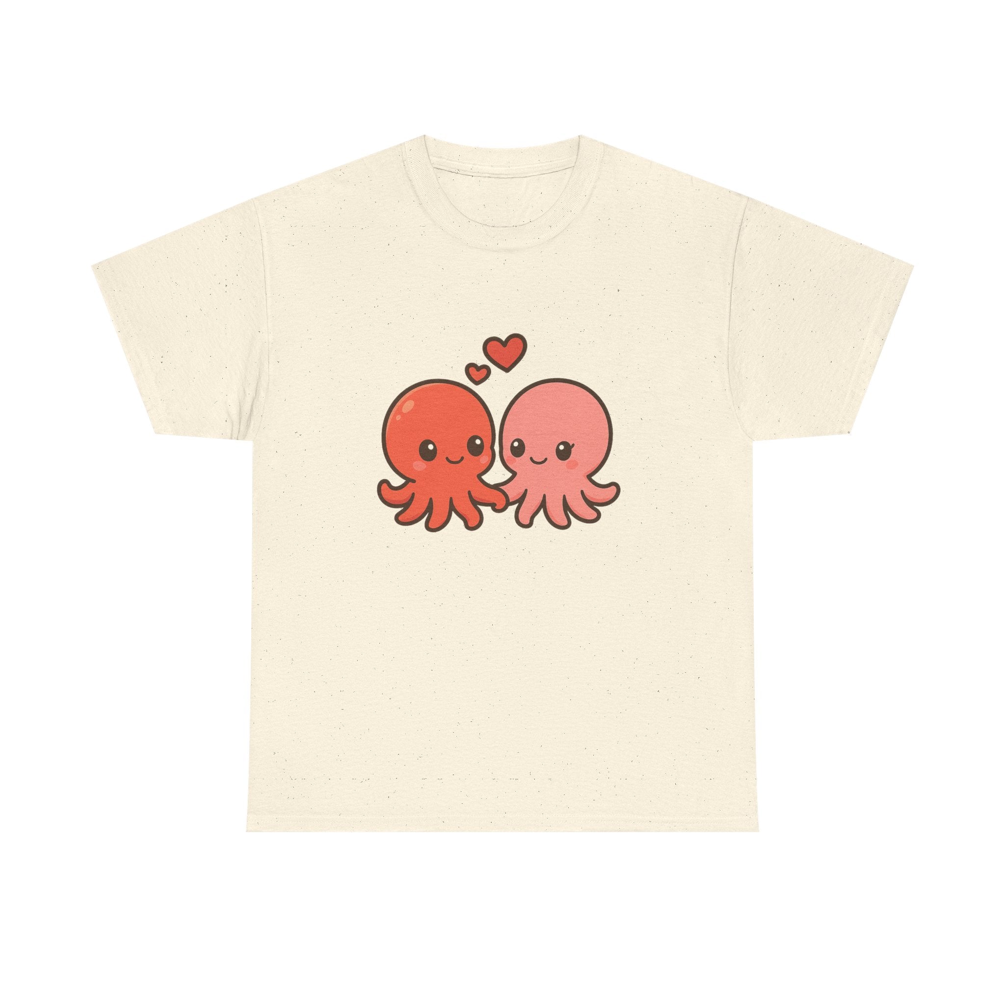 Octopus Couple Tee — Cute Kawaii Love Octopus T-Shirt - Adult