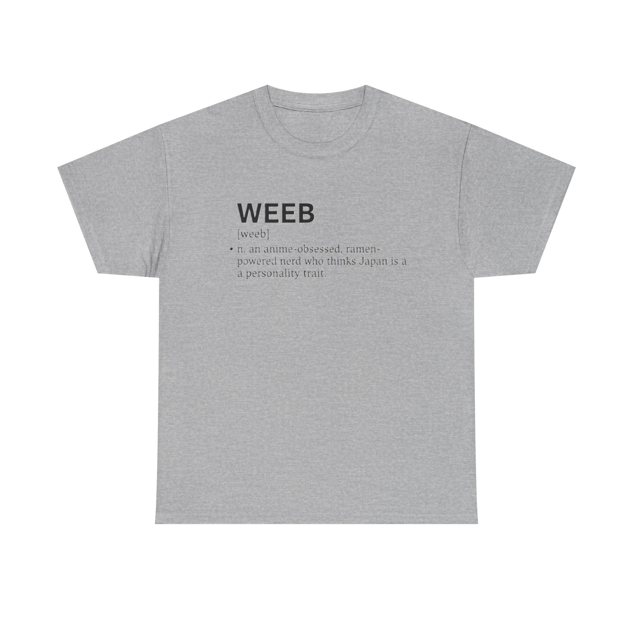 Weeb Definition T-Shirt — Funny Anime Lover Tee - Adult