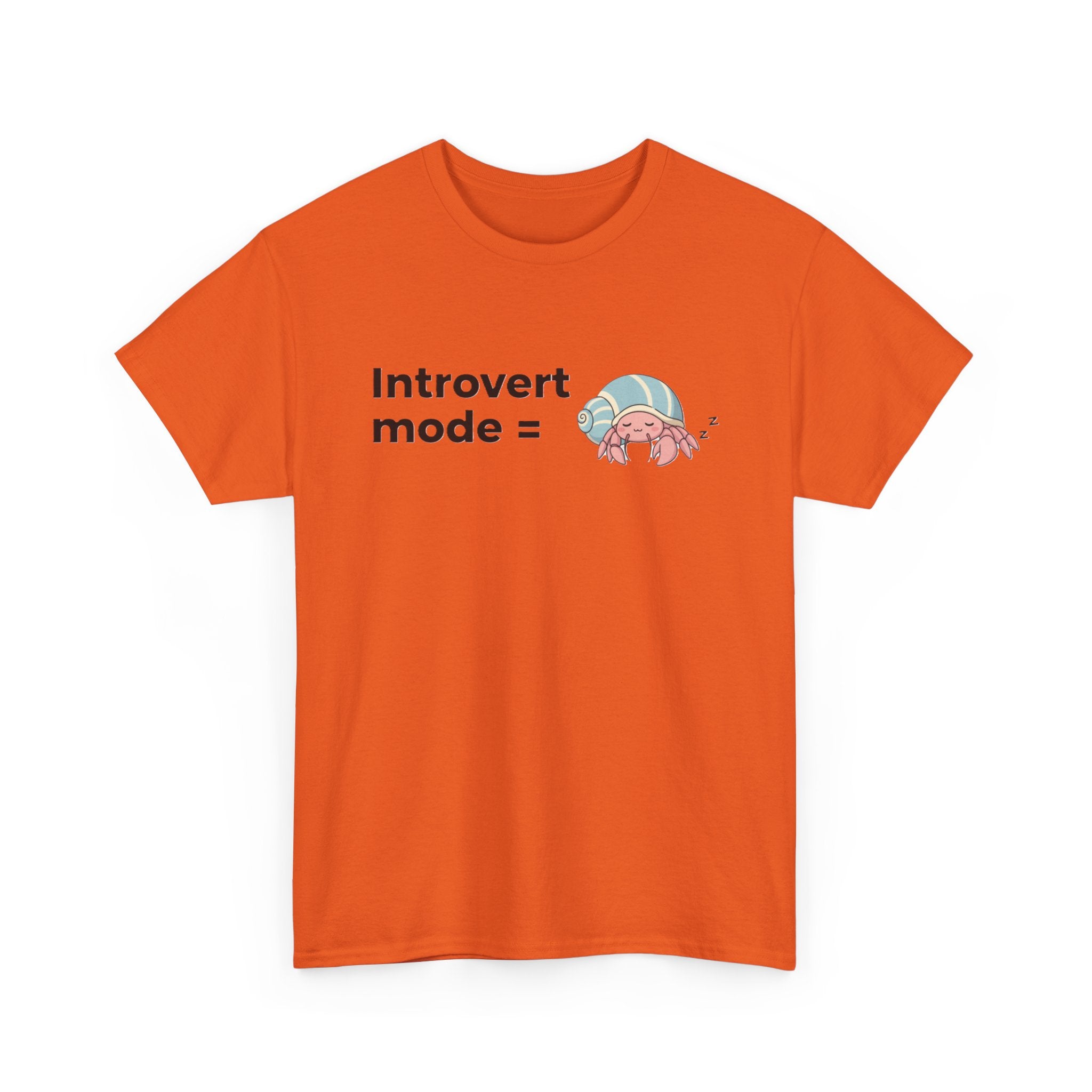 Introvert Mode Graphic Tee — Cute Anime Girl "Introvert mode" T-Shirt - Adult