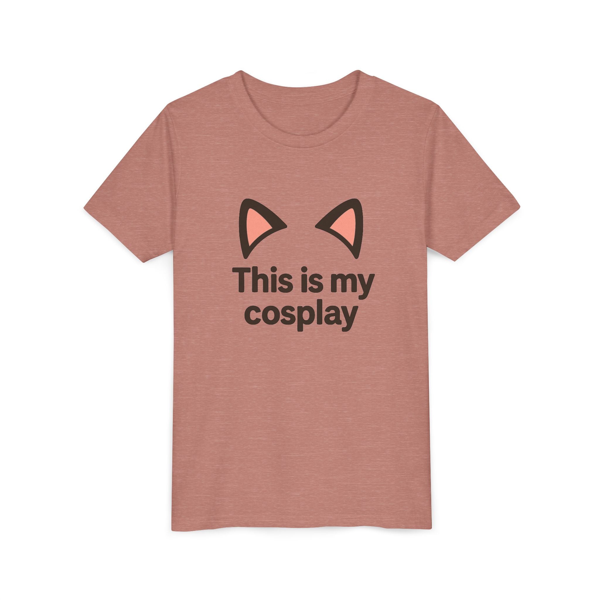 Youth Tee — "This Is My Cosplay" Cat Ear Graphic