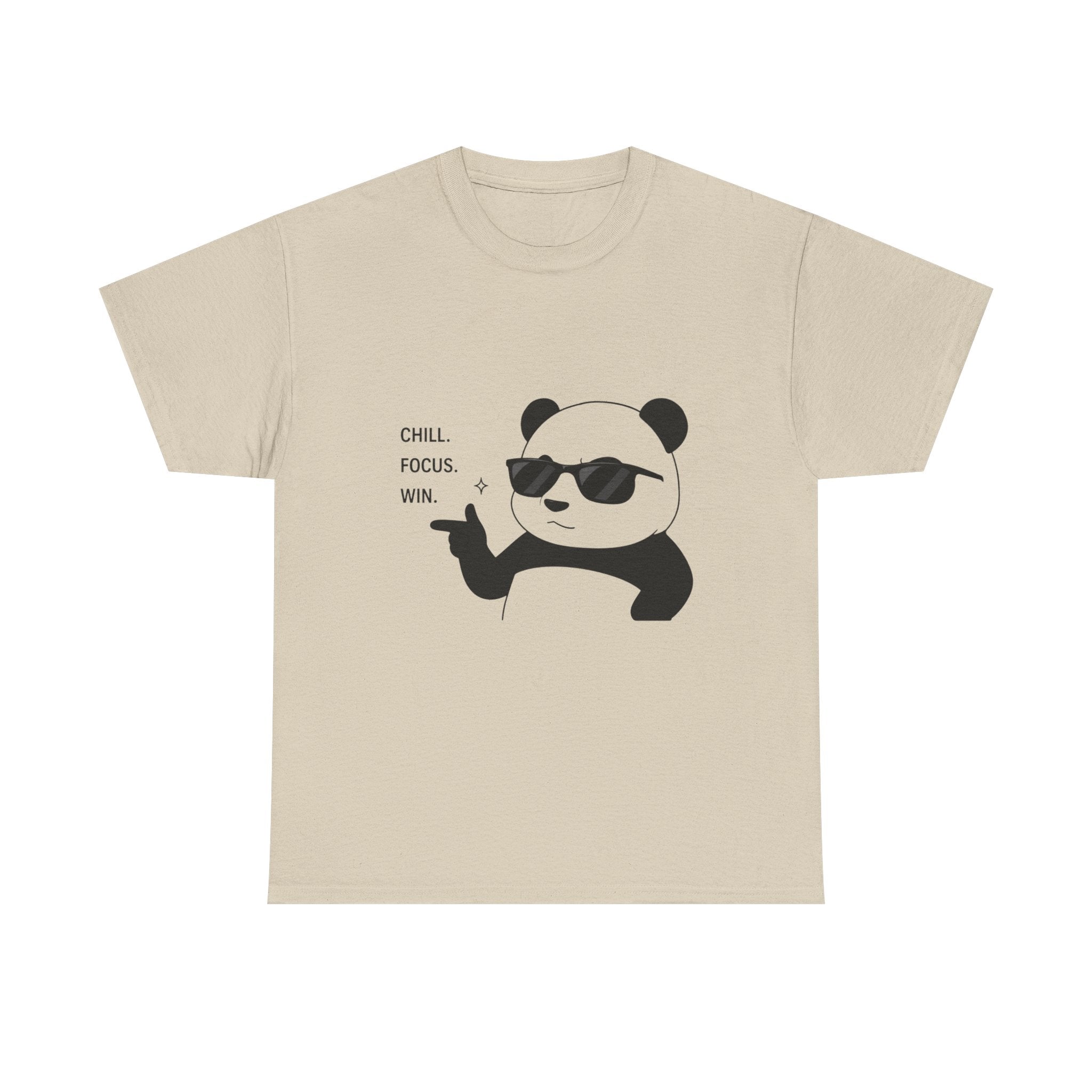 Panda 'Chill. Focus. Win.' T-Shirt - Adult