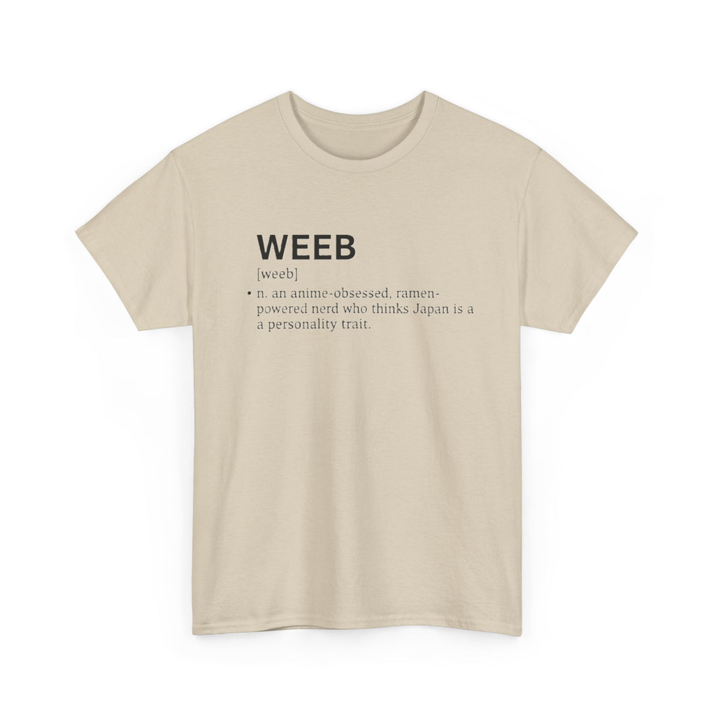 Weeb Definition T-Shirt — Funny Anime Lover Tee - Adult