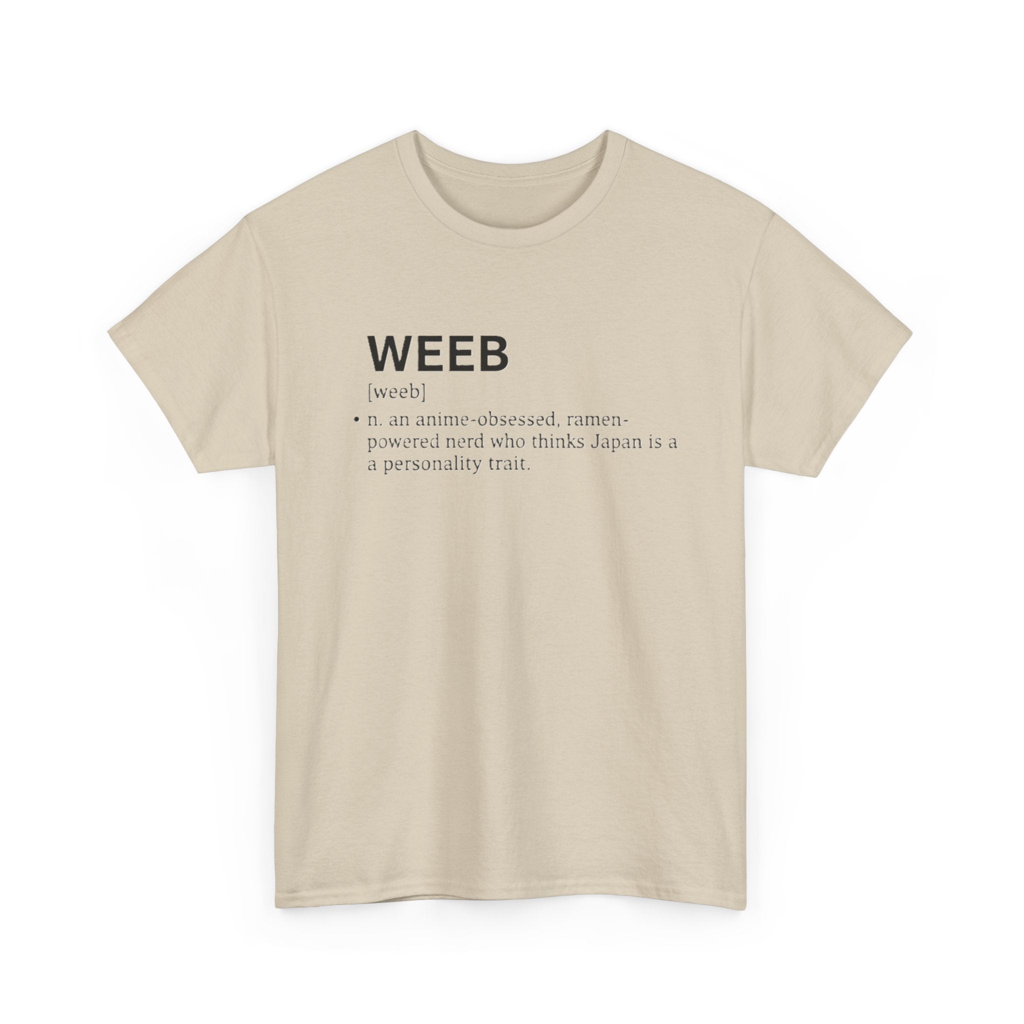 Weeb Definition T-Shirt — Funny Anime Lover Tee - Adult