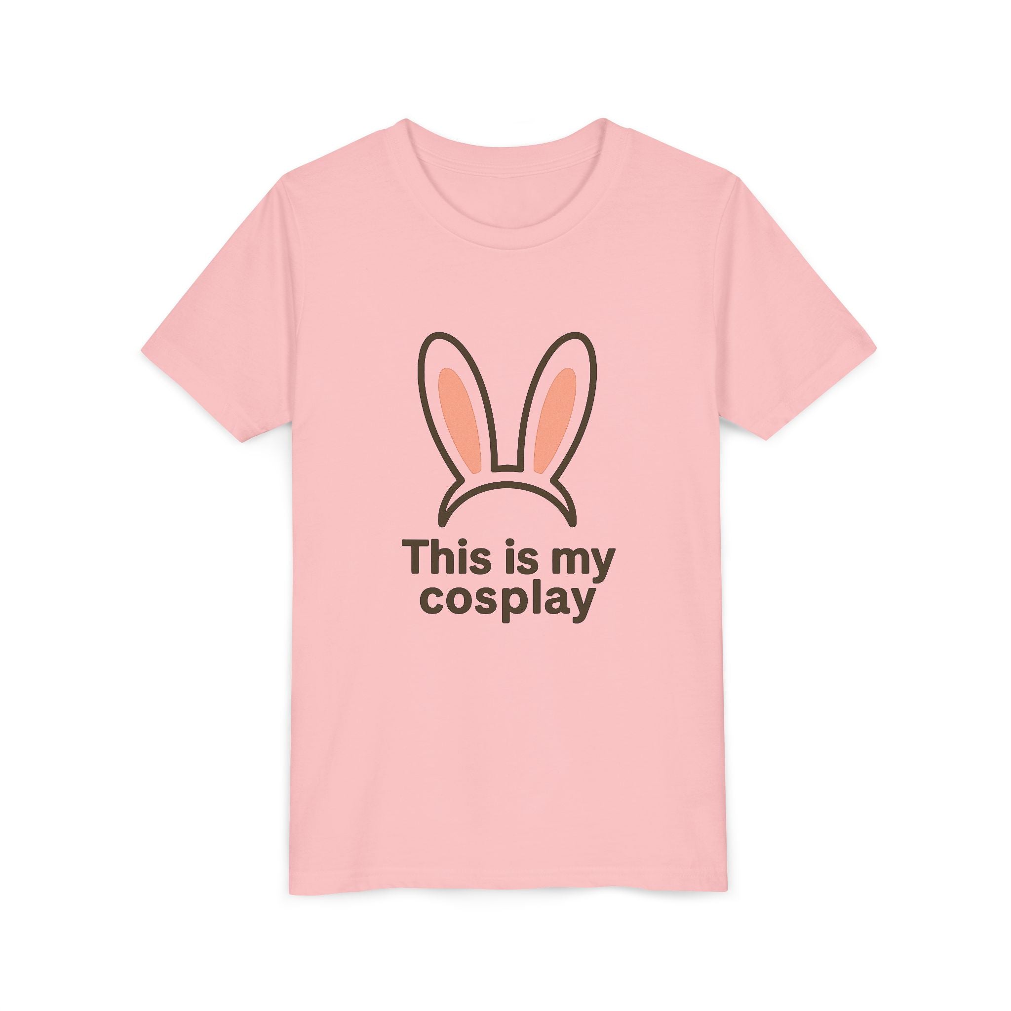 Youth Tee — "This is my cosplay" Bunny Ears Kids T‑Shirt