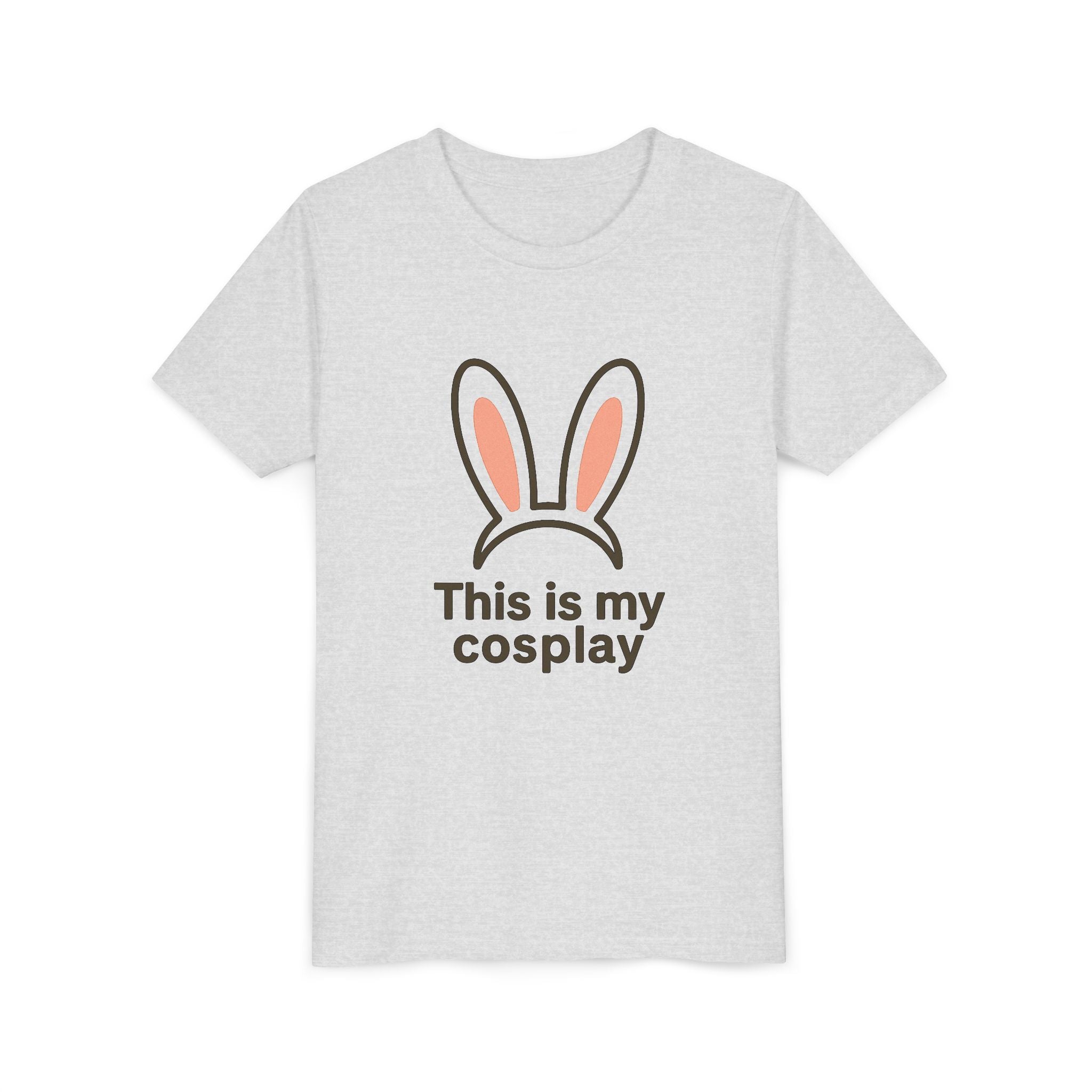 Youth Tee — "This is my cosplay" Bunny Ears Kids T‑Shirt