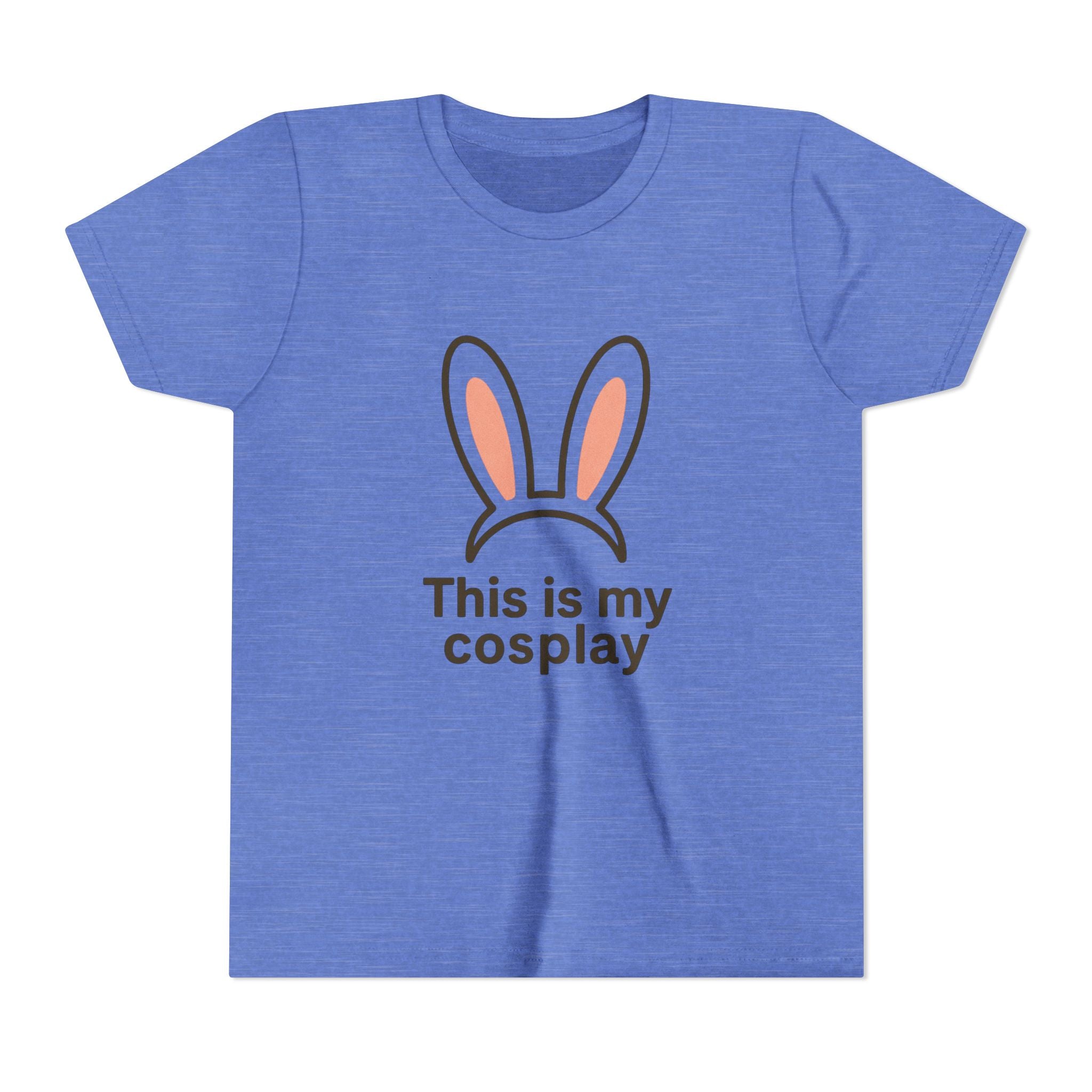 Youth Tee — "This is my cosplay" Bunny Ears Kids T‑Shirt