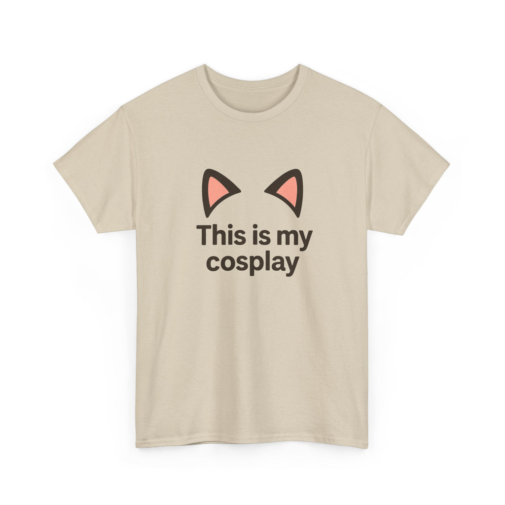 Cat Ear 'This Is My Cosplay' T-Shirt - Adult
