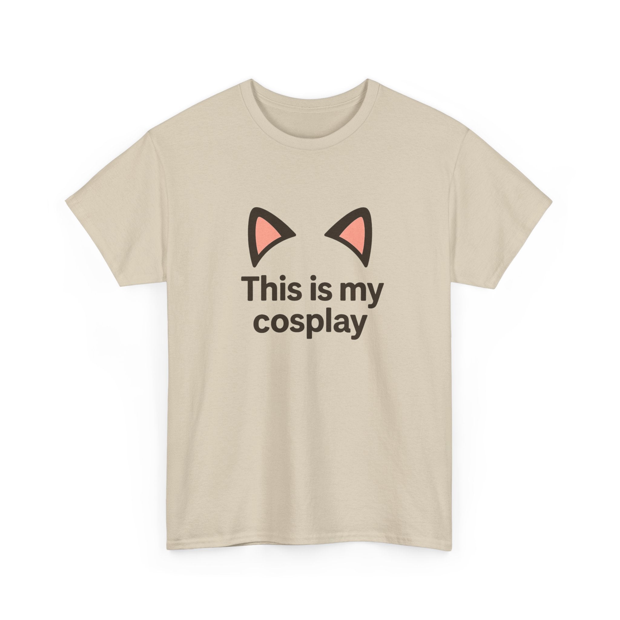 Cat Ear 'This Is My Cosplay' T-Shirt - Adult