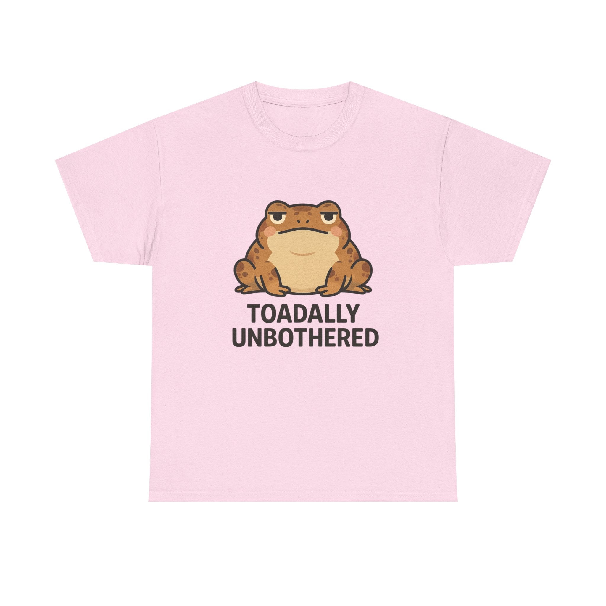 Toadally Unbothered T-Shirt — Cute Relaxed Frog Graphic Tee - Adult