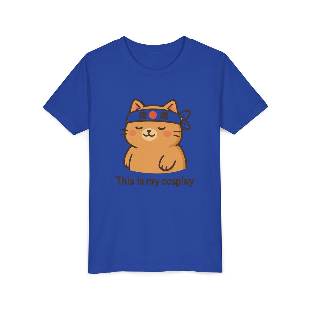 Kids" This Is My Cosplay" Cat Tee — Cute Anime Kawaii Cat Costume Shirt for Children