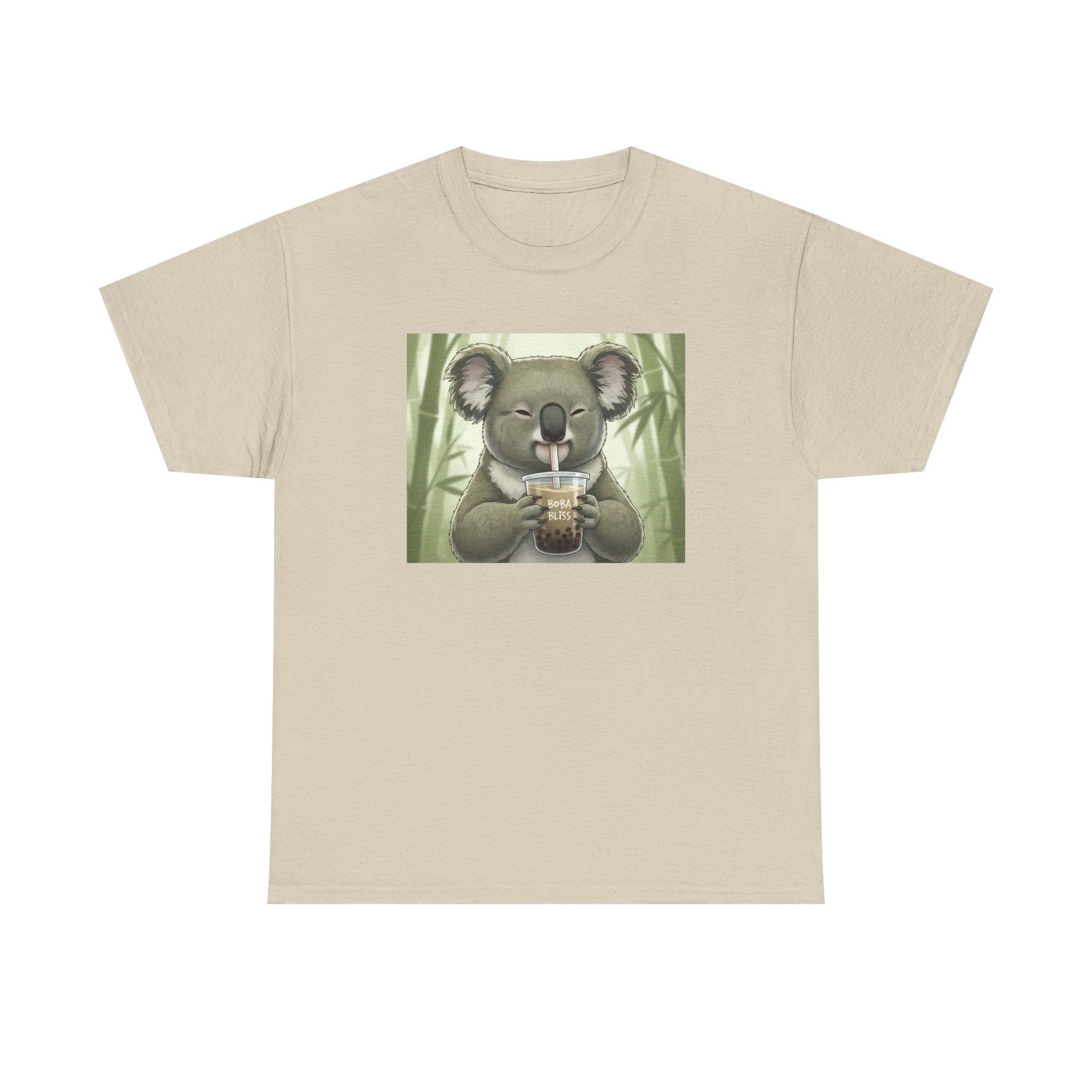 Koala Bubble Tea T‑Shirt — Cute Koala Drinking Boba Graphic Tee - Adult