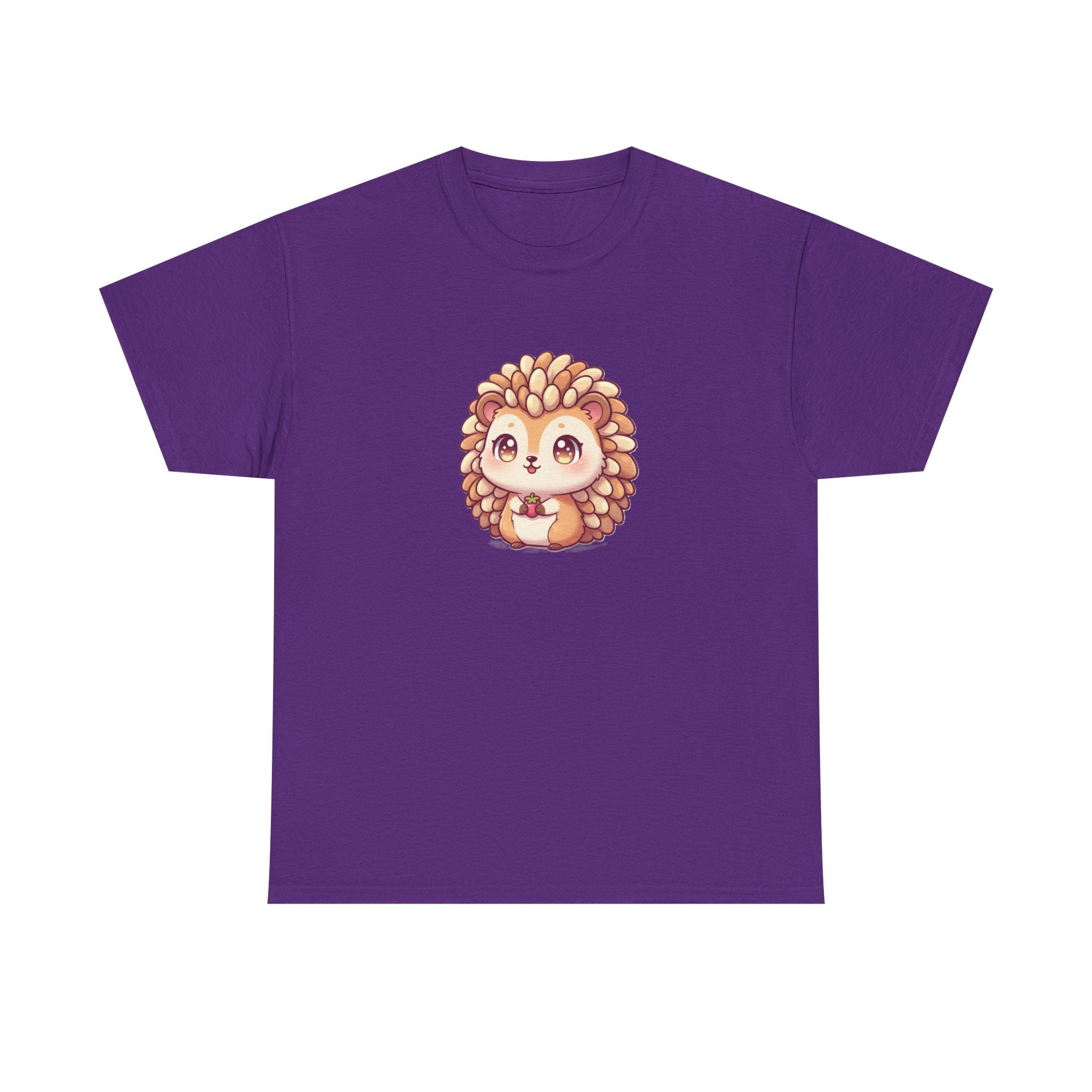 Cute Hedgehog T‑Shirt — Kawaii Woodland Animal Tee - Adult