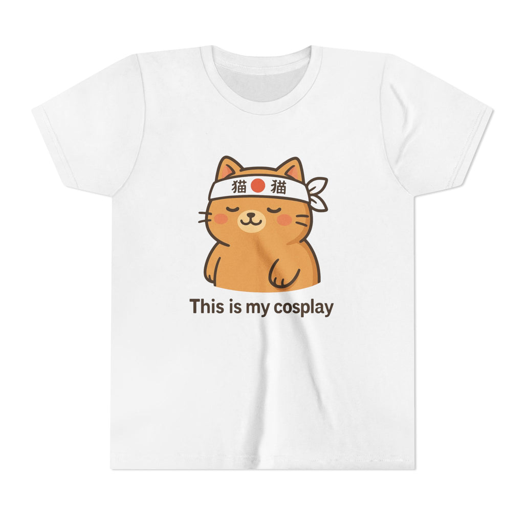 Kids" This Is My Cosplay" Cat Tee — Cute Anime Kawaii Cat Costume Shirt for Children