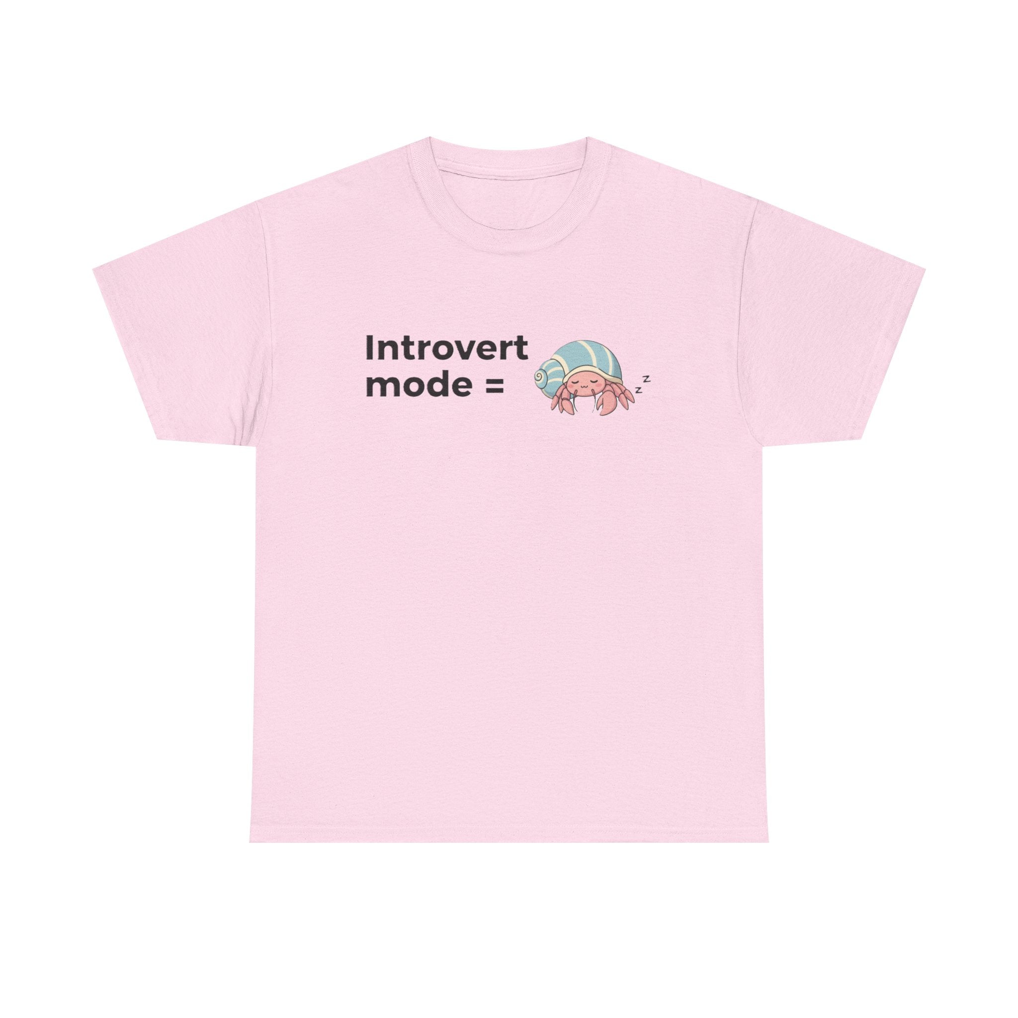Introvert Mode Graphic Tee — Cute Anime Girl "Introvert mode" T-Shirt - Adult