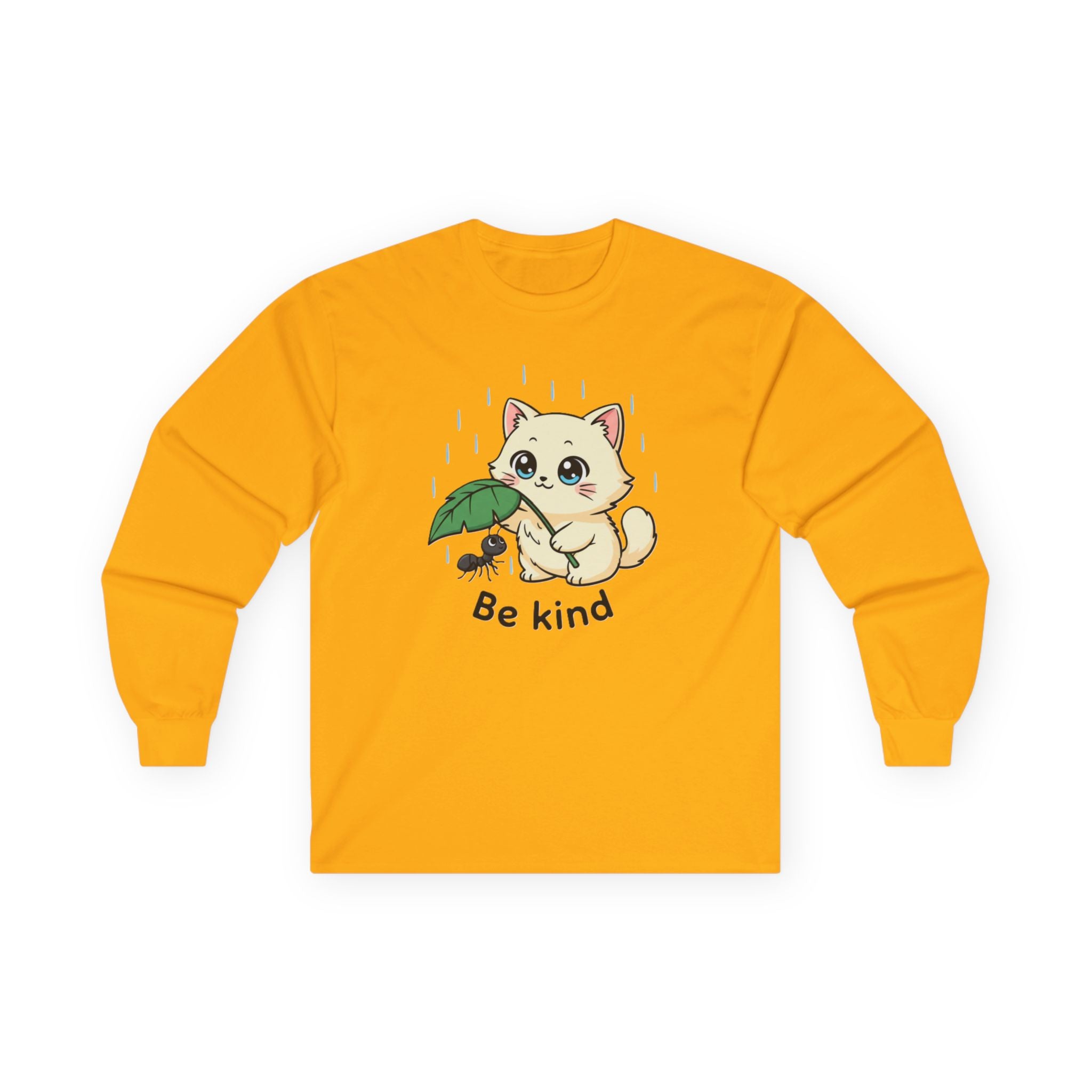 Be Kind Cat and Ant Long Sleeve Tee - Adult
