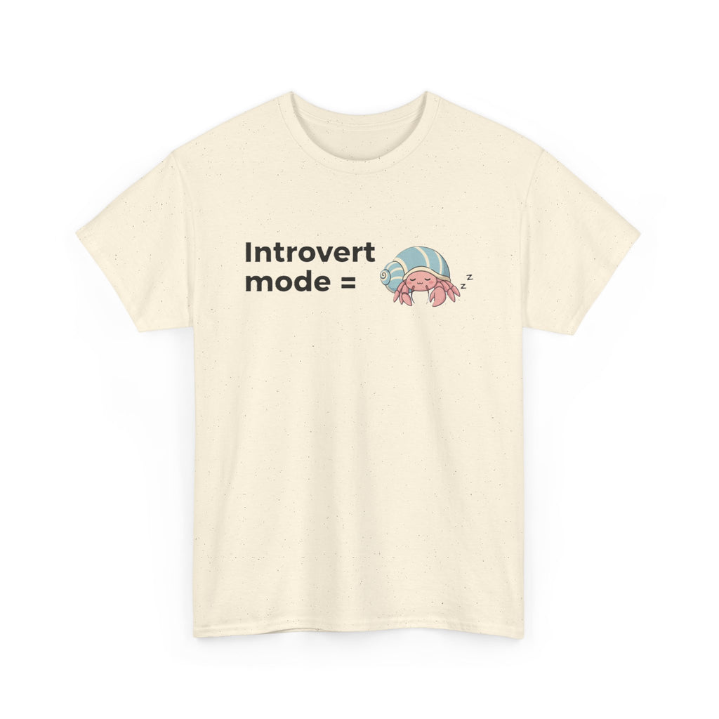 Introvert Mode Graphic Tee — Cute Anime Girl "Introvert mode" T-Shirt - Adult