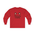 Long Sleeve Tee — "This is my cosplay" Cat Ear Graphic Shirt - Adult