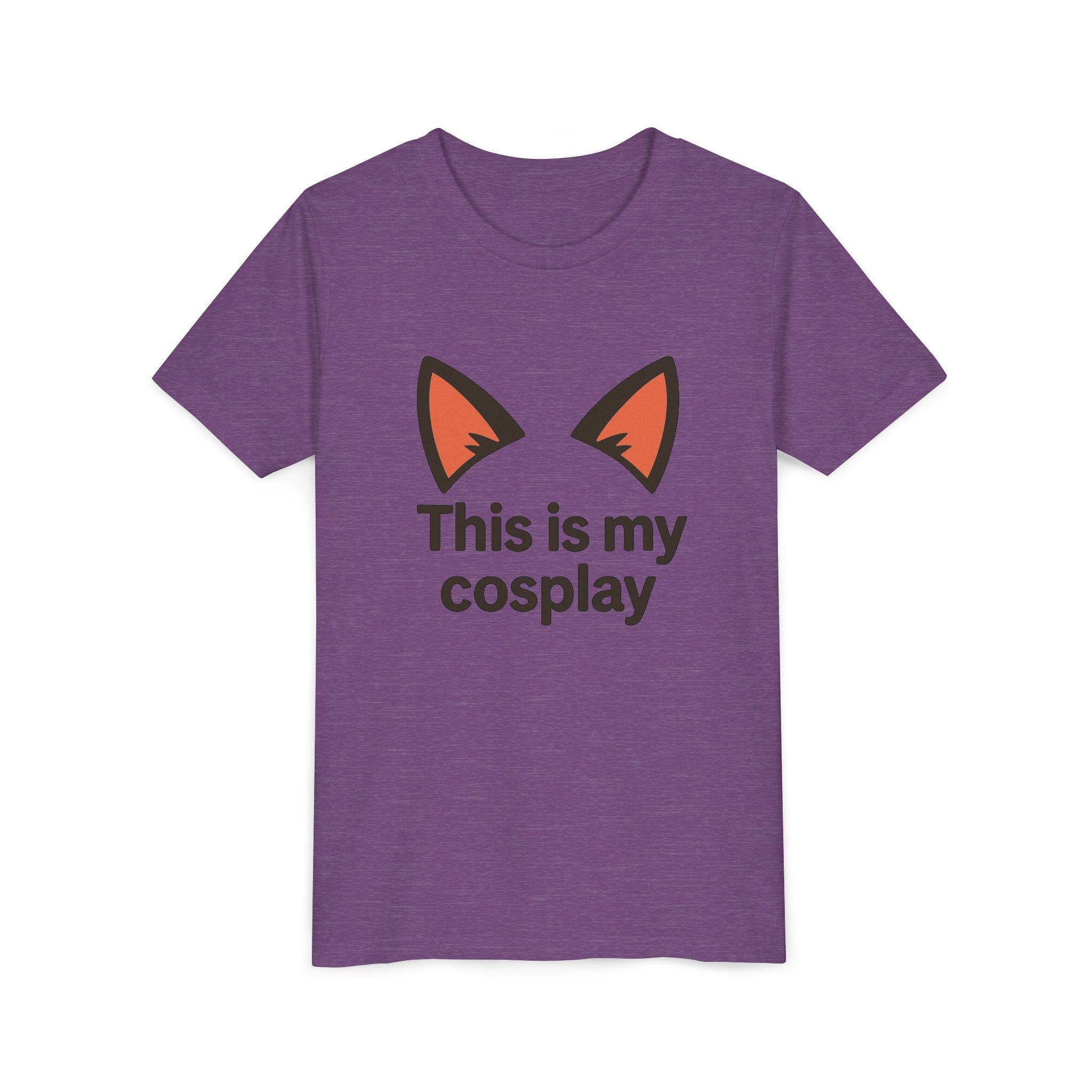 Youth Tee — "This Is My Cosplay" Fox Ear Costume Shirt