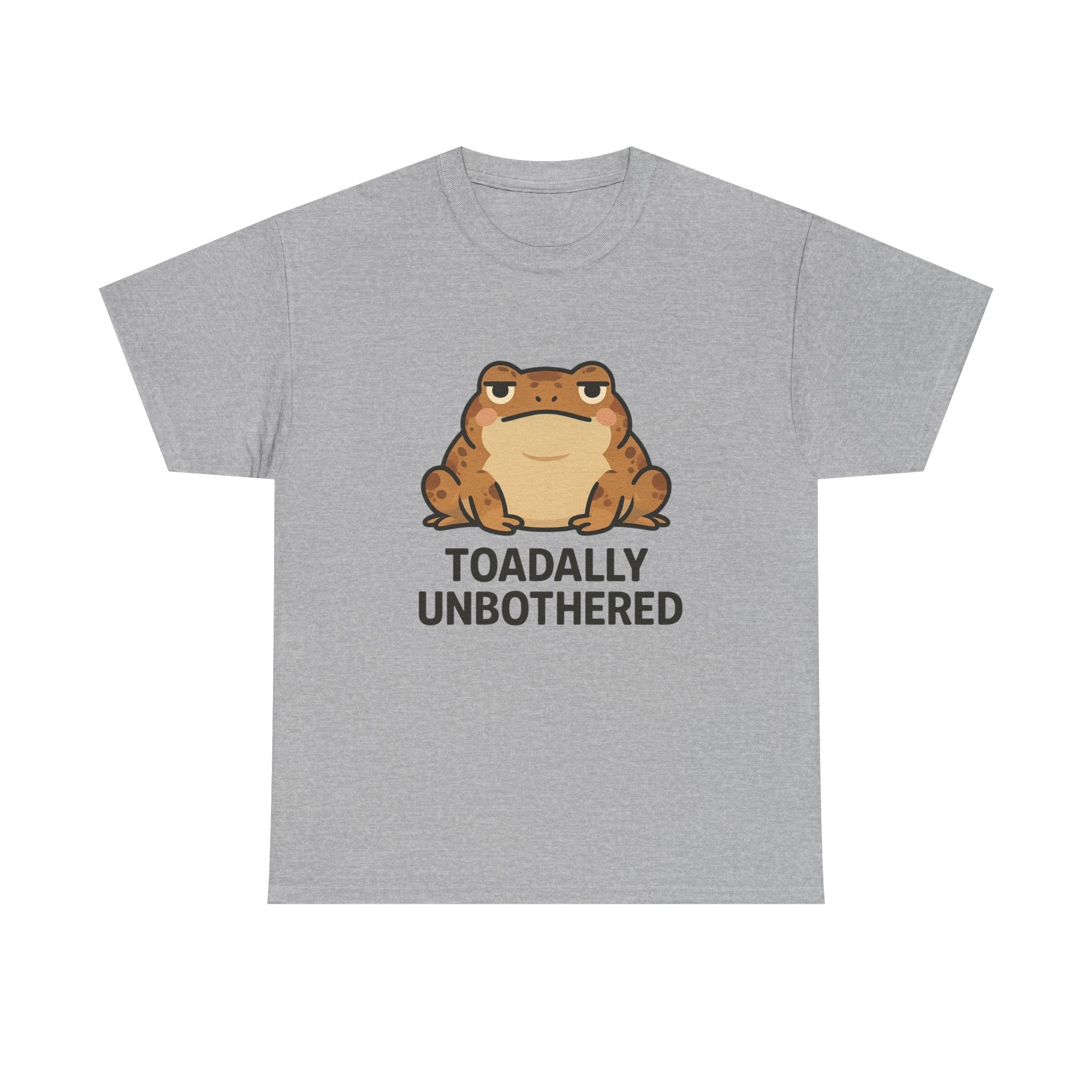 Toadally Unbothered T-Shirt — Cute Relaxed Frog Graphic Tee - Adult