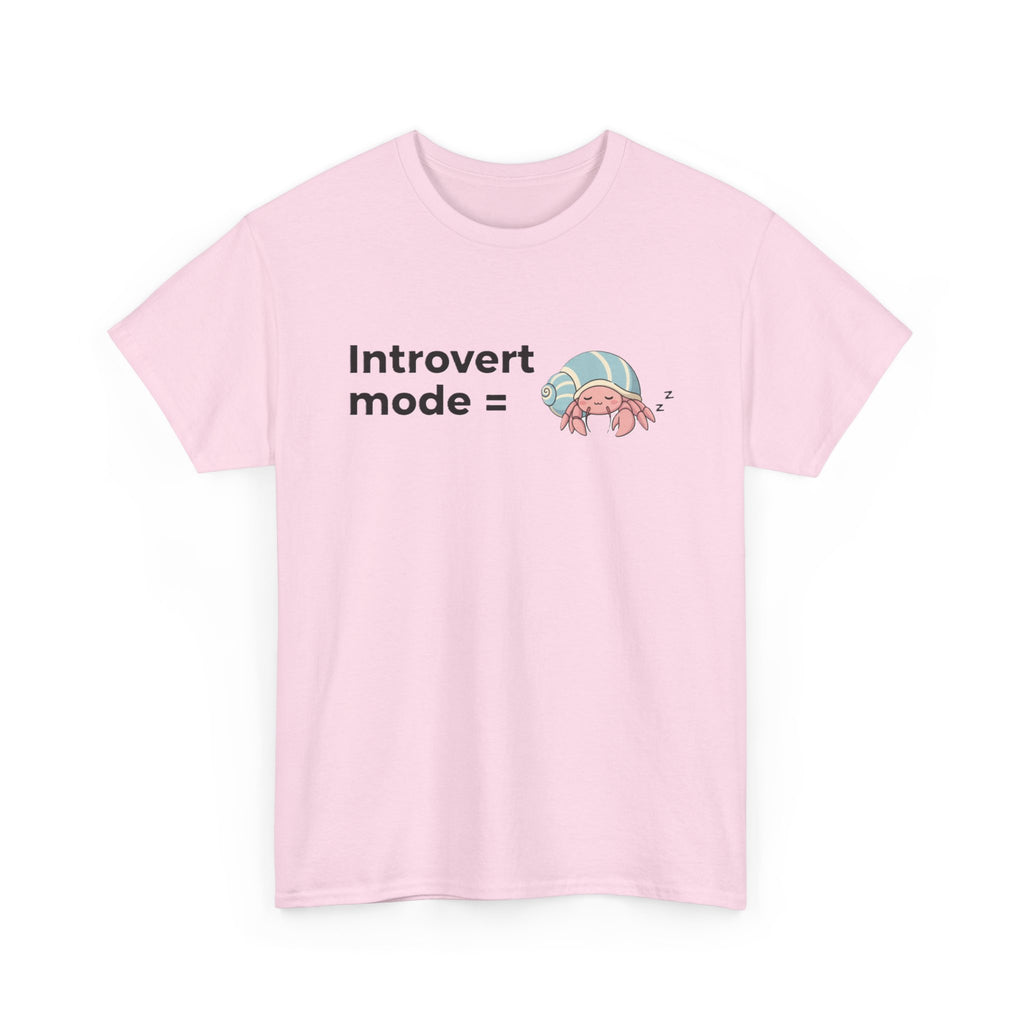 Introvert Mode Graphic Tee — Cute Anime Girl "Introvert mode" T-Shirt - Adult