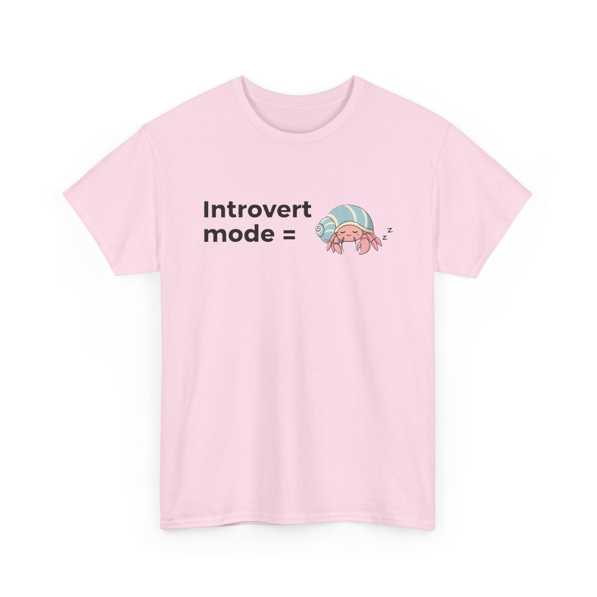 Introvert Mode Graphic Tee — Cute Anime Girl "Introvert mode" T-Shirt - Adult