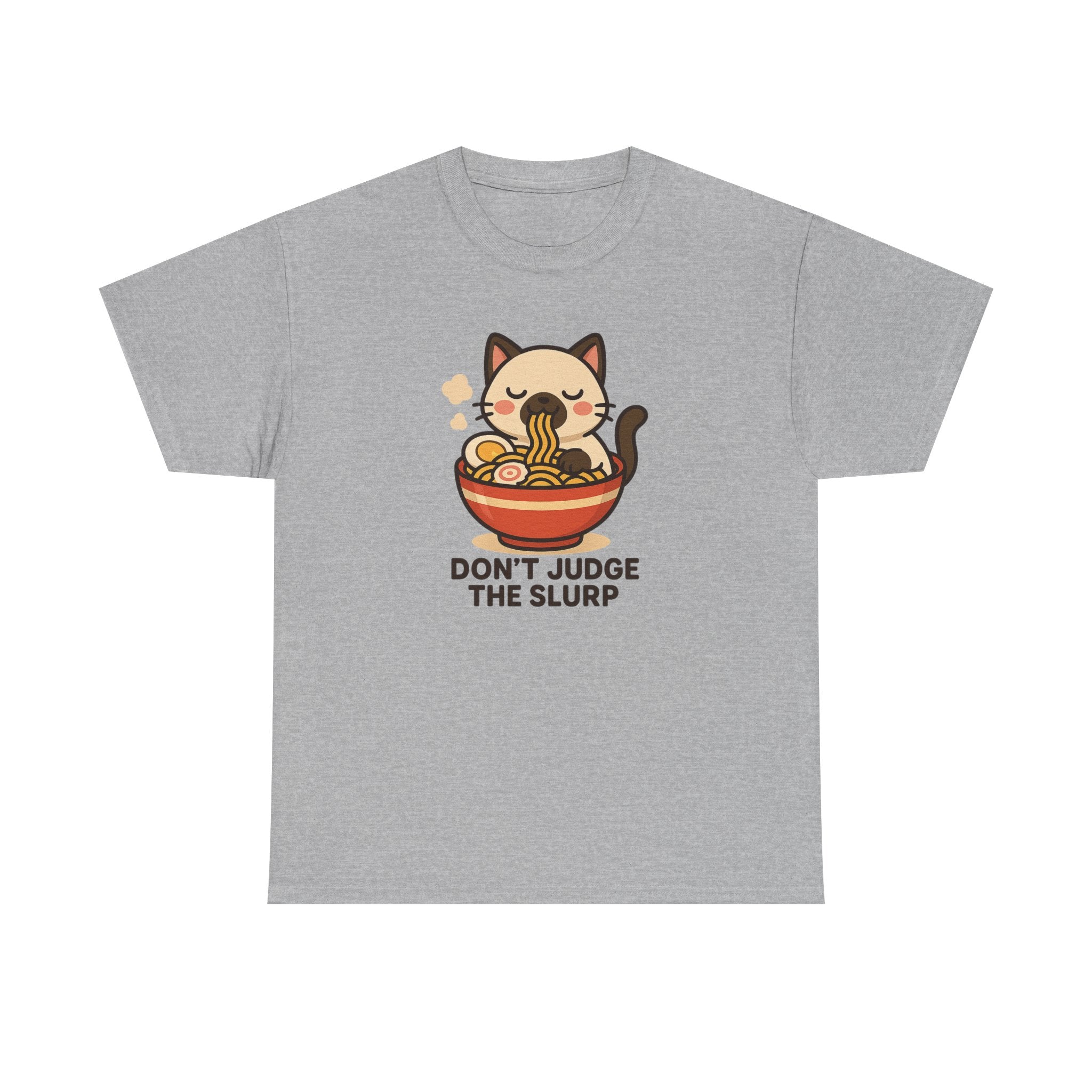 Don’t Judge The Slurp Cat Ramen Tee - Adult