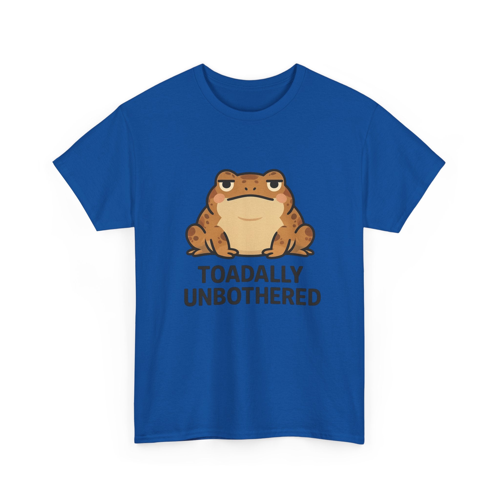 Toadally Unbothered T-Shirt — Cute Relaxed Frog Graphic Tee - Adult