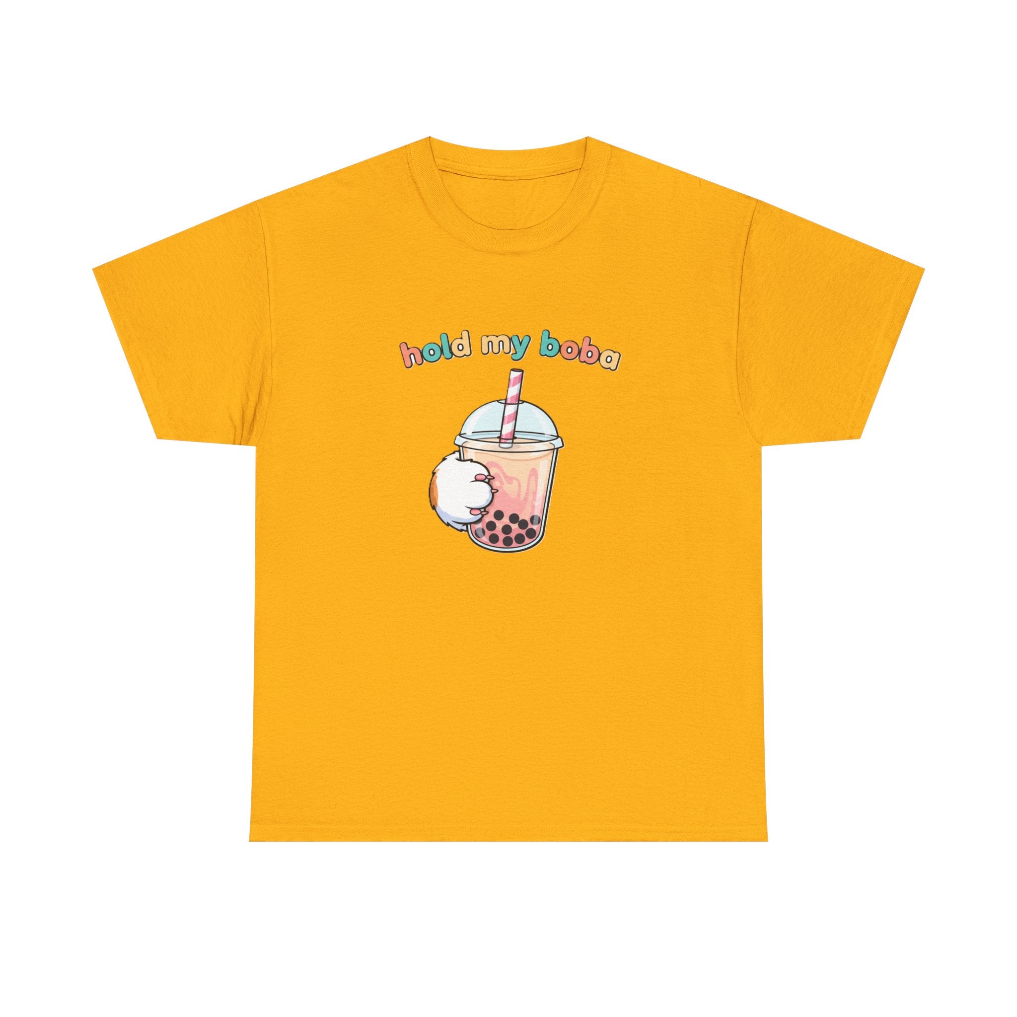 Hold My Boba T‑Shirt — Cute Bubble Tea Graphic Tee - Adult