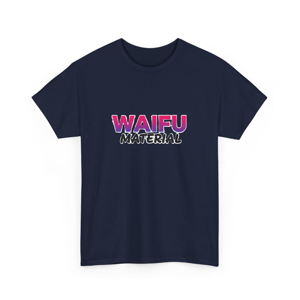 Waifu Material T-Shirt — Cute Anime Text Tee for Otaku Fans - Adult