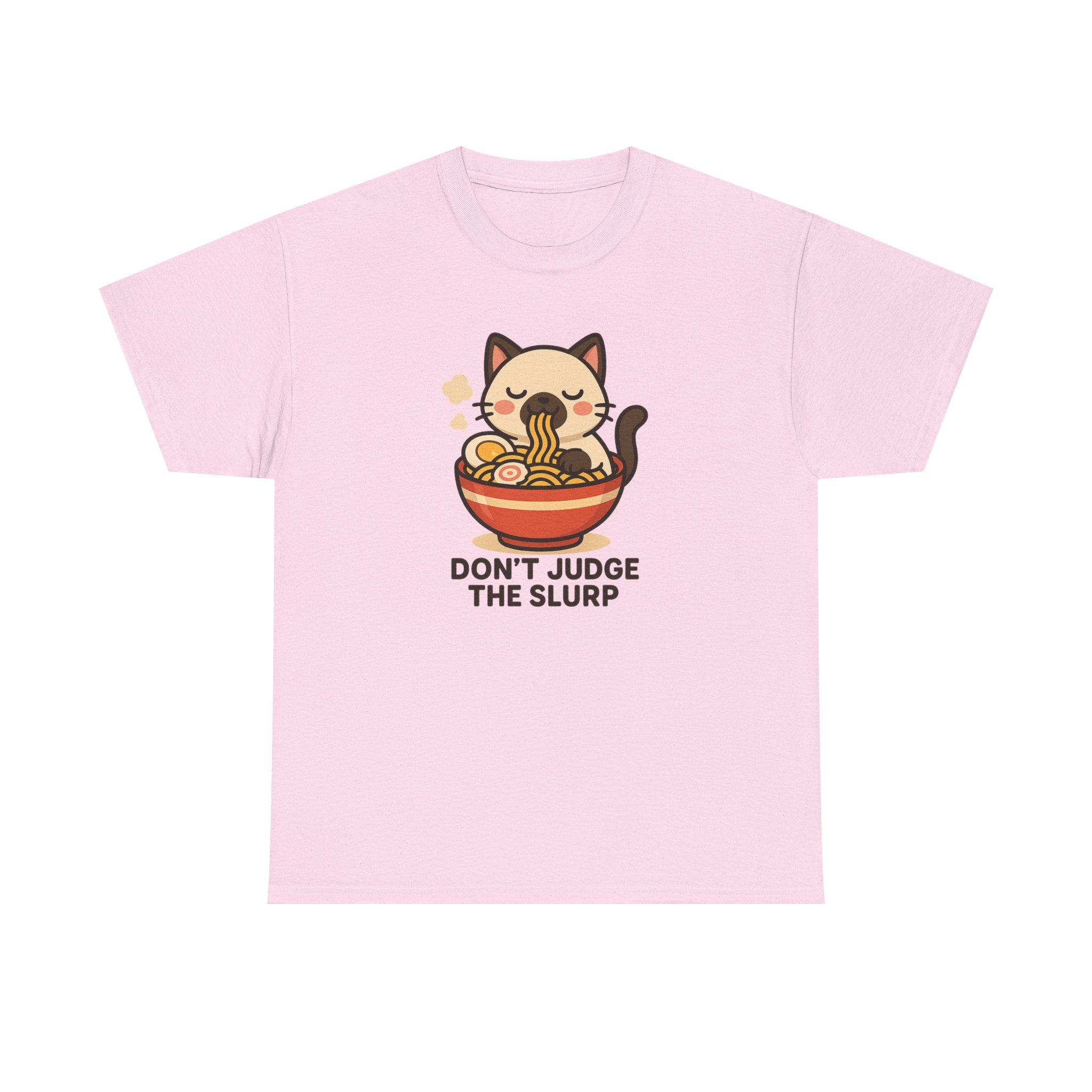 Don’t Judge The Slurp Cat Ramen Tee - Adult
